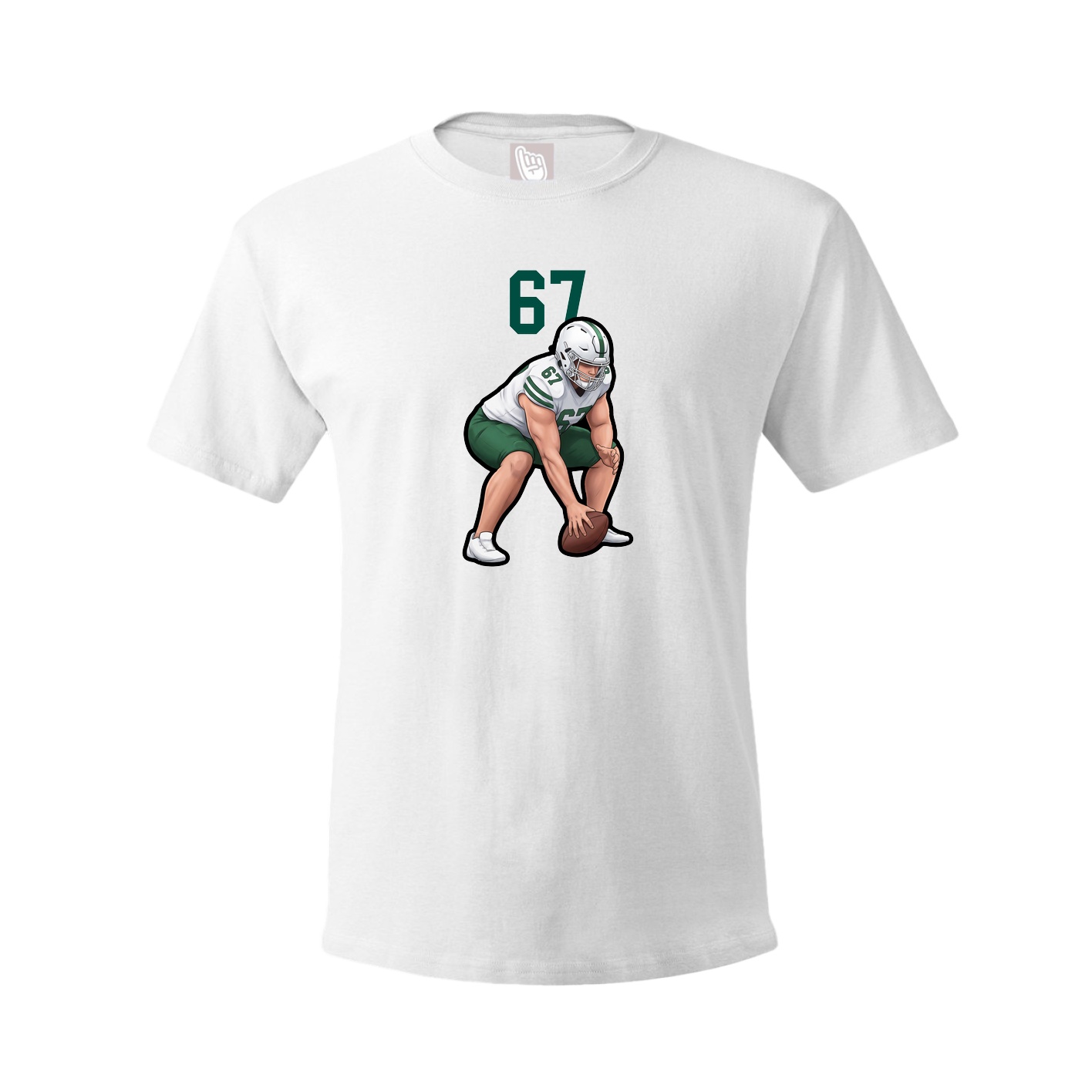 Tee — Number Top in White