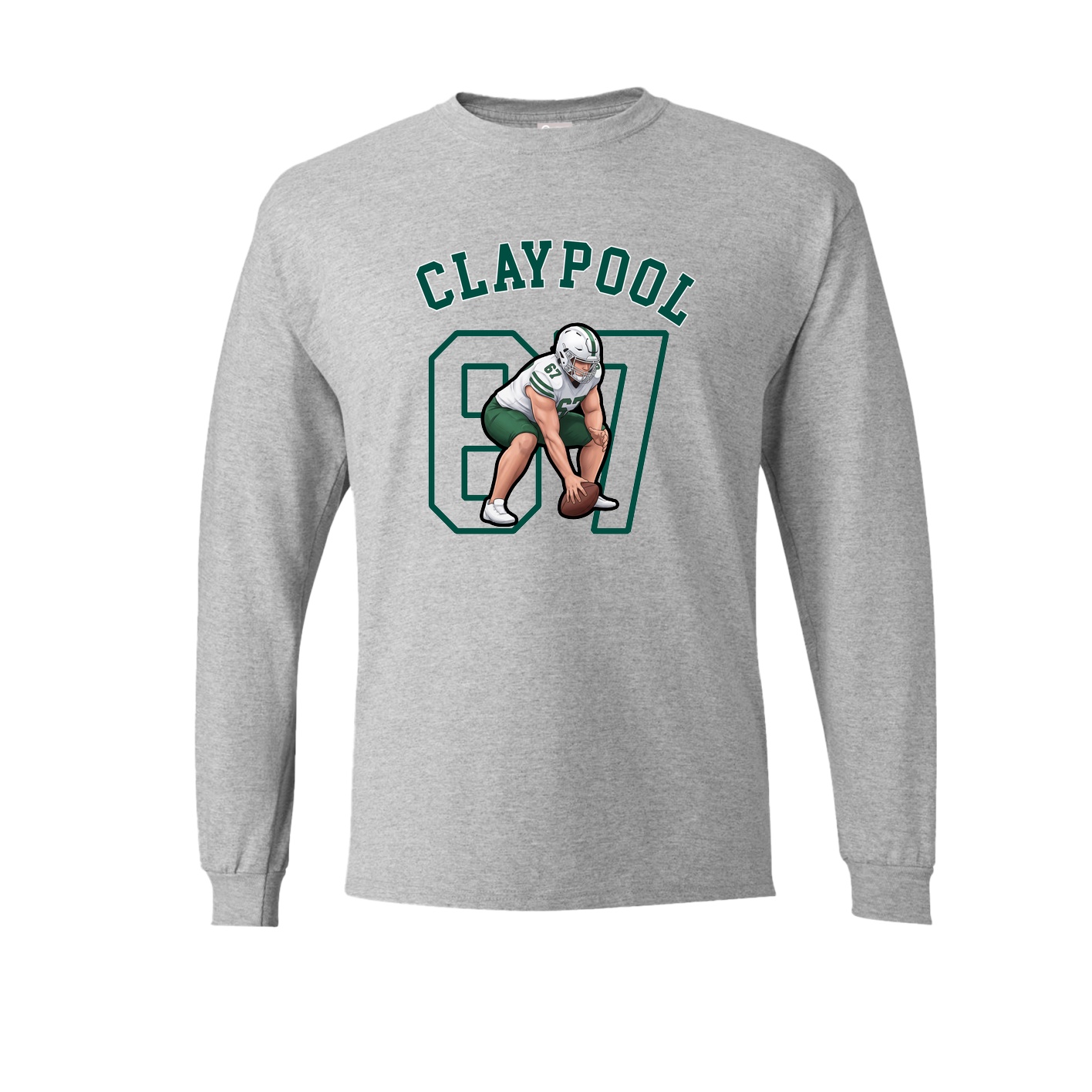 Long Sleeve Tee — Shirsey Arch in Grey