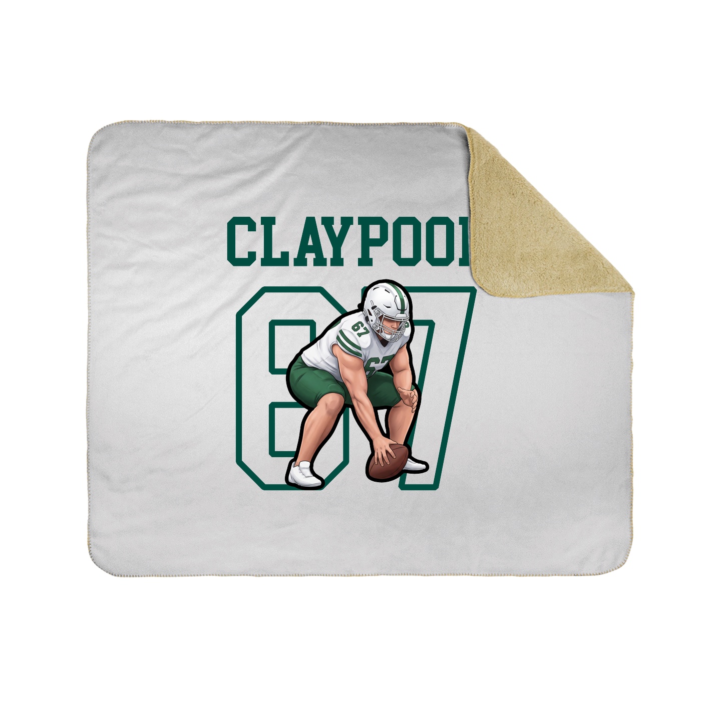 Throw Blanket — Shirsey in White