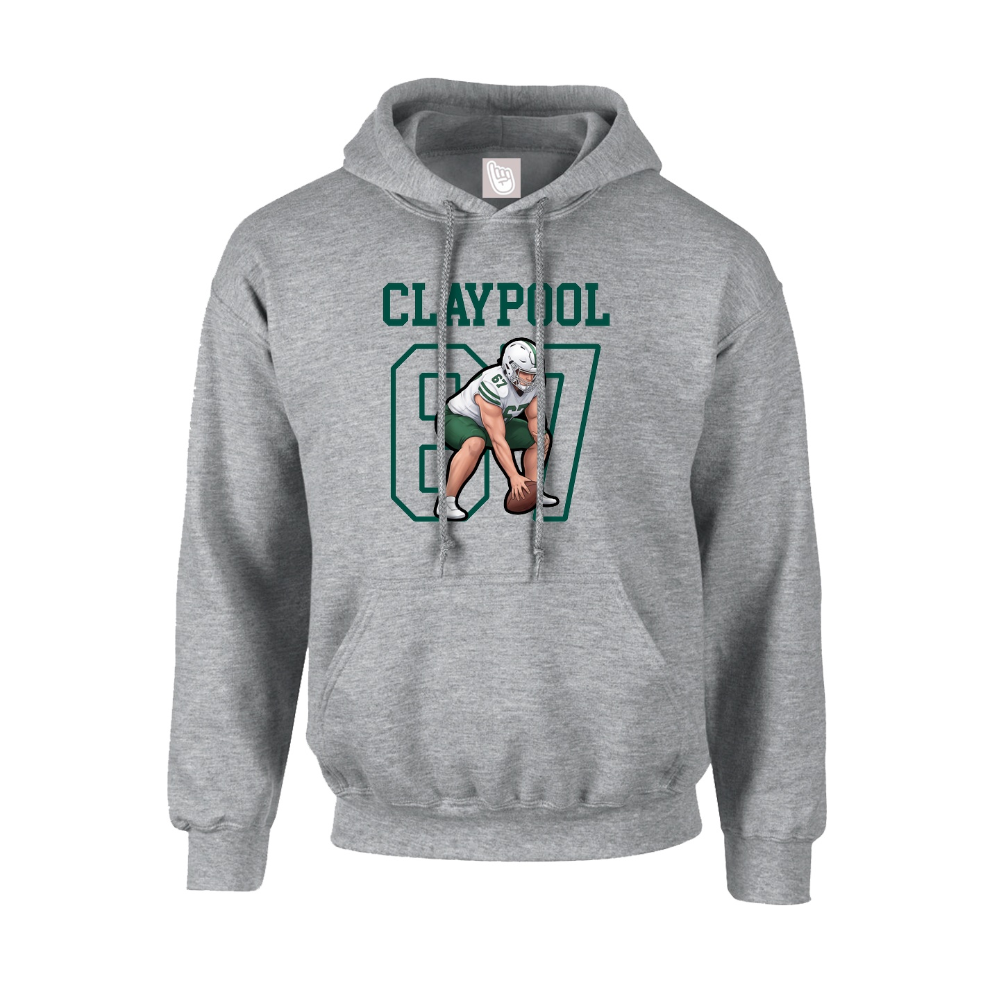 Hoodie — Shirsey in Grey