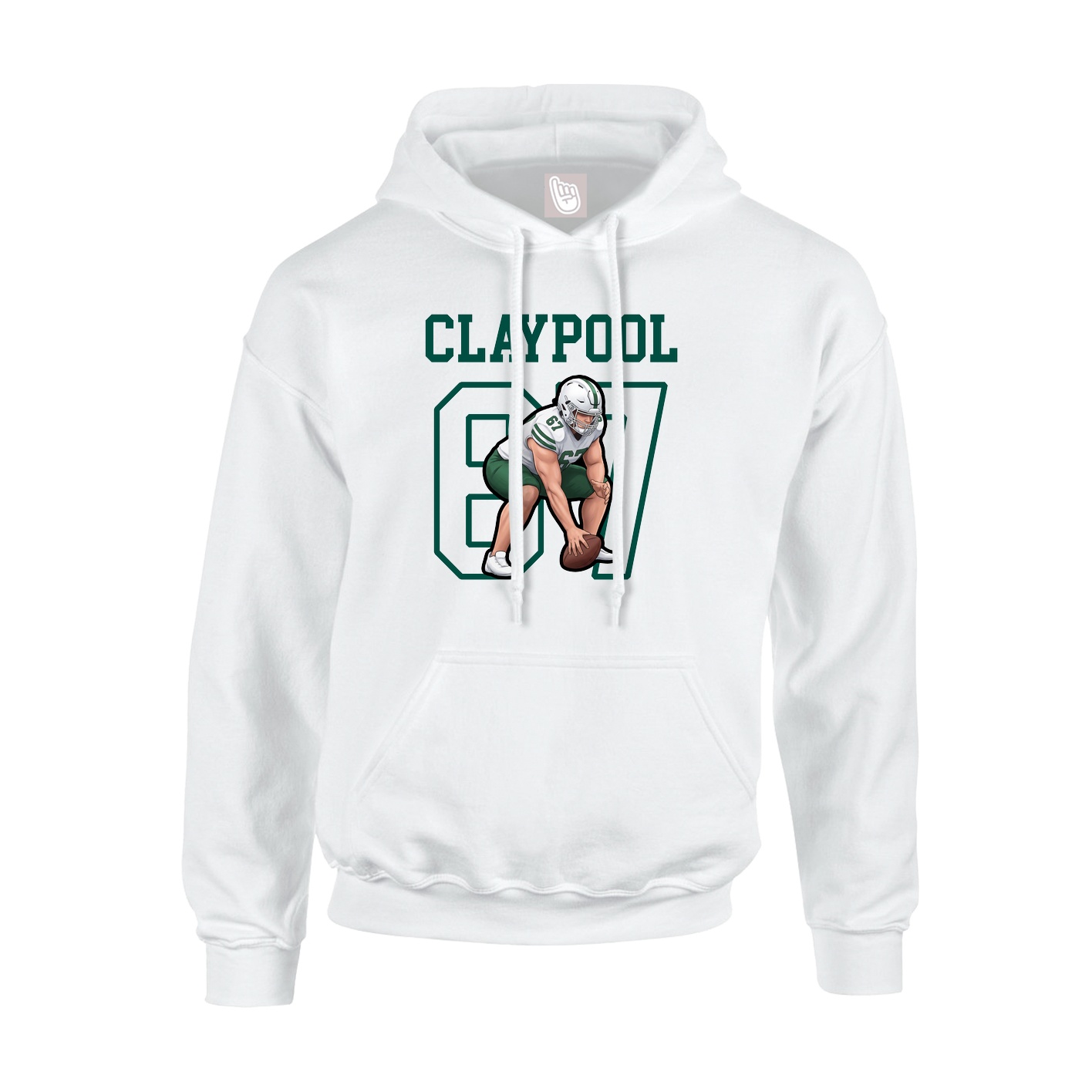 Youth Hoodie — Shirsey in White