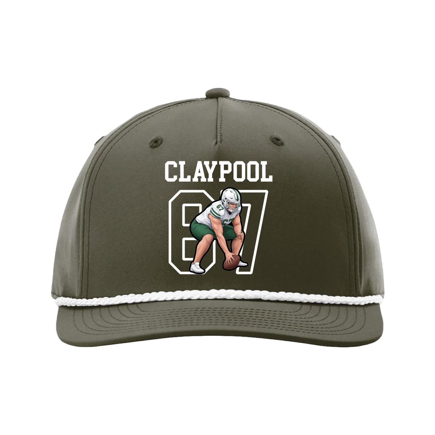 Five-Panel Classic Rope Cap — Shirsey in Green