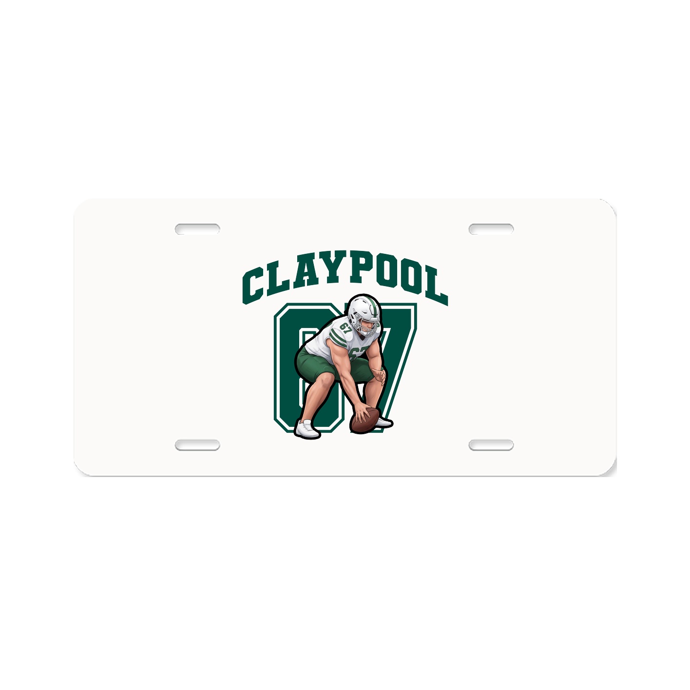 License Plate — Number in Classic