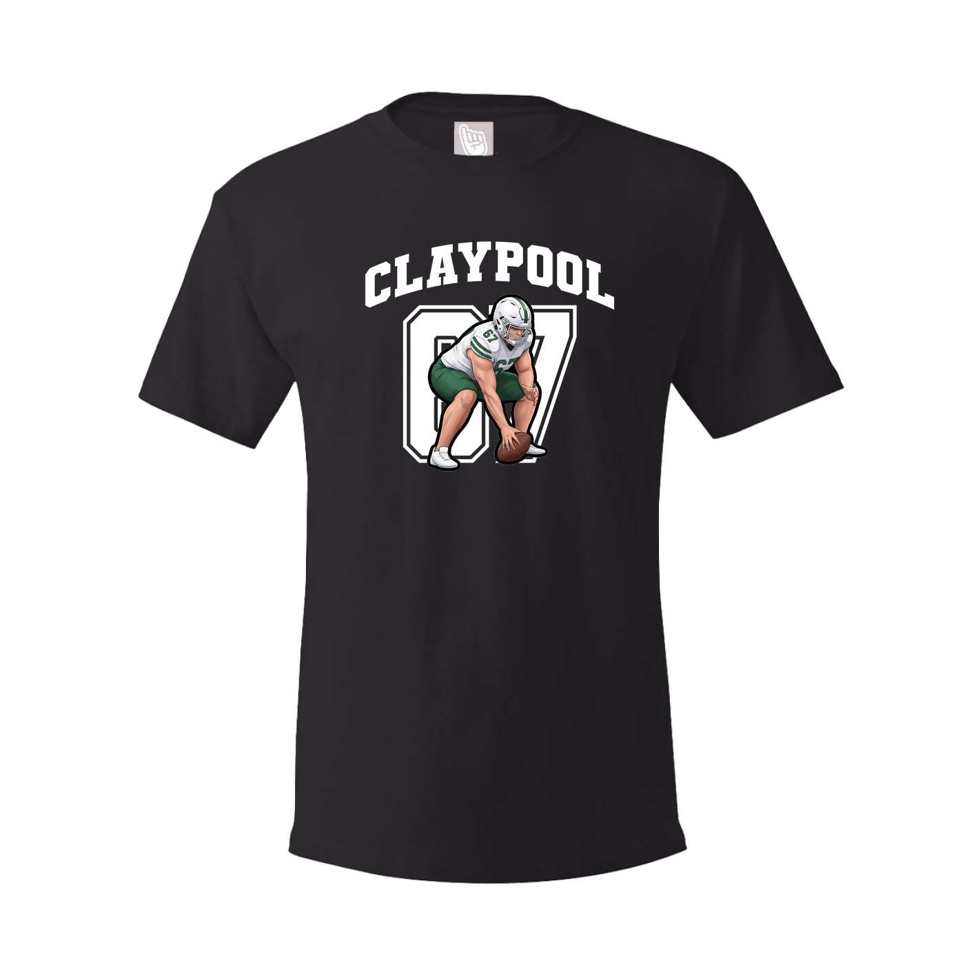 Youth Tee — Number in Black