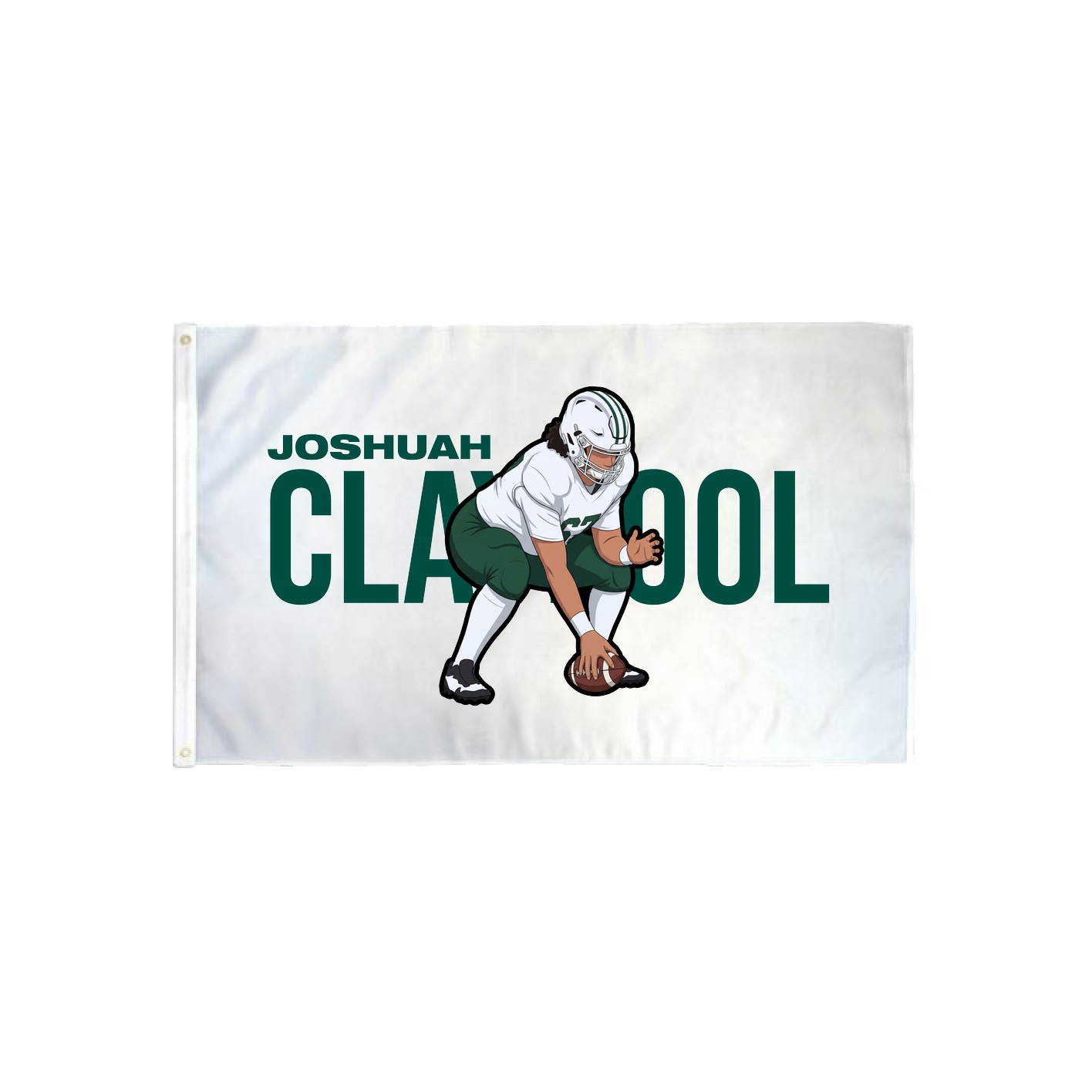 3x5 Flag — Player Name in Classic