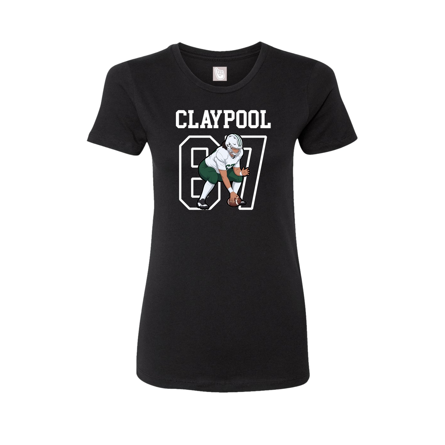 Fitted Women's Tee — Shirsey in Black