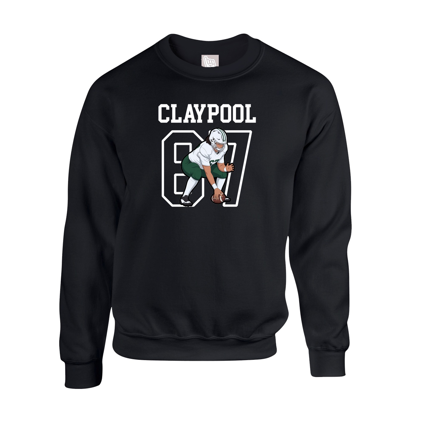 Fleece Crew — Shirsey in Black