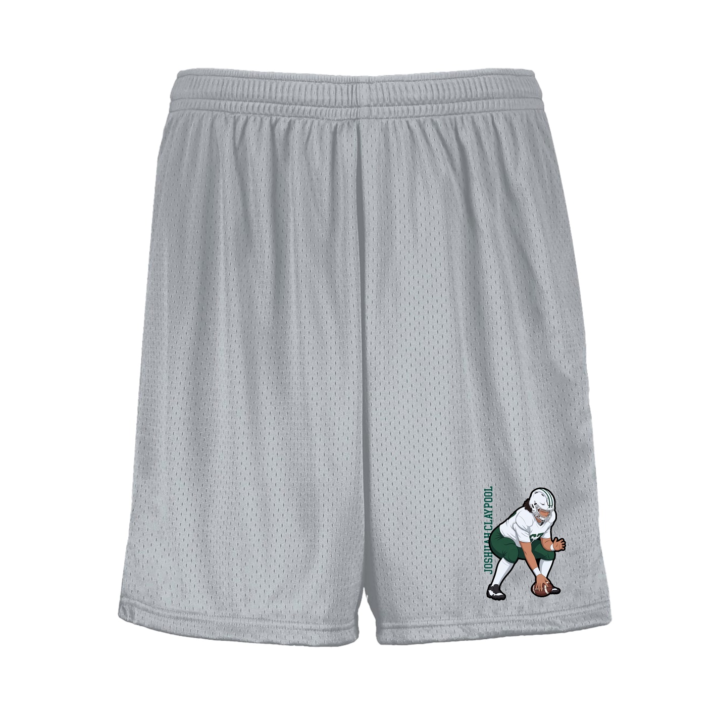 Shorts — Name Vertical in Silver