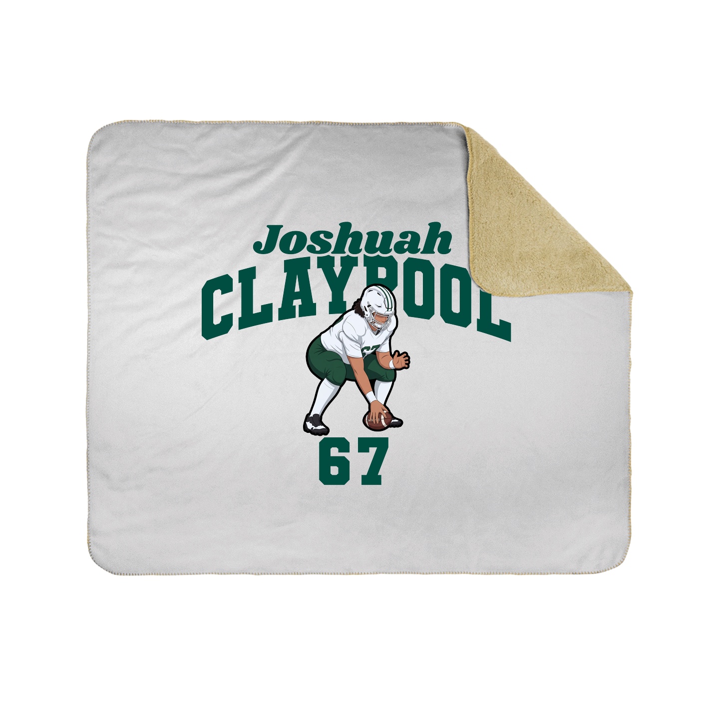 Throw Blanket — Signature Arch in White
