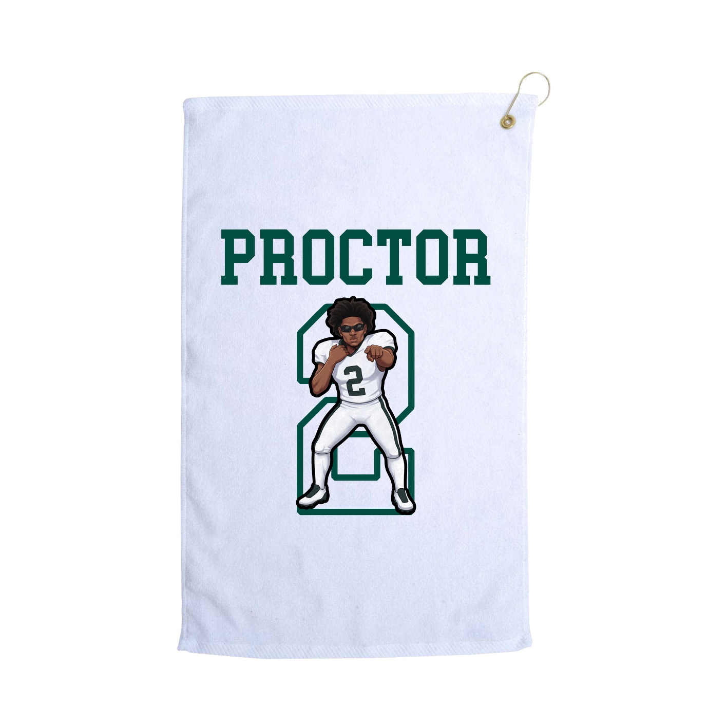 Golf Towel — Shirsey in White