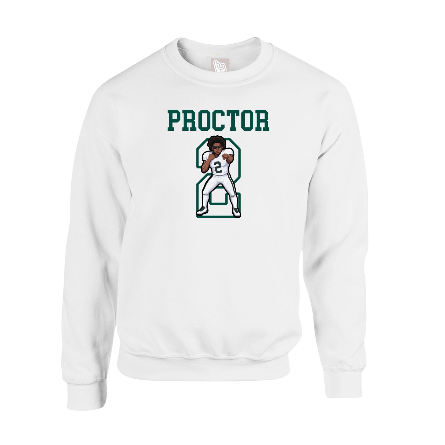 Fleece Crew — Shirsey in White
