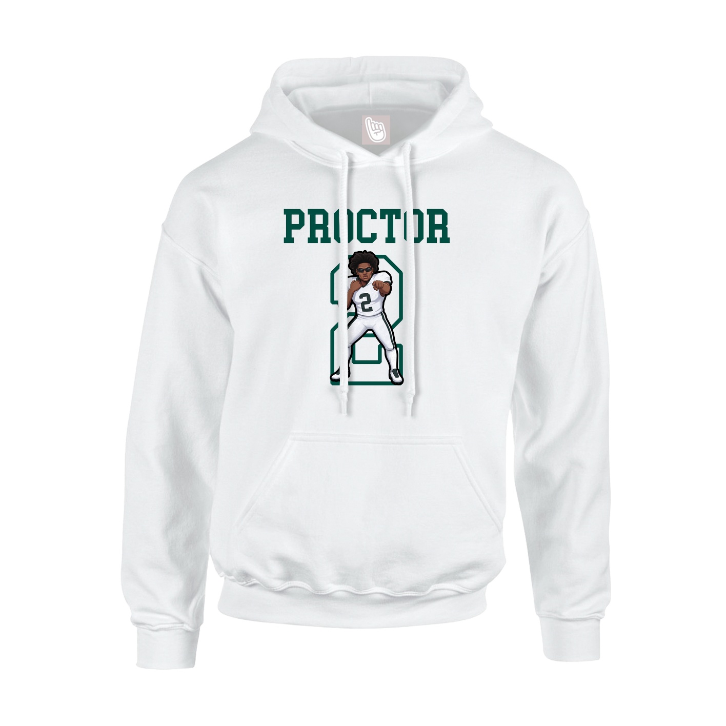 Youth Hoodie — Shirsey in White