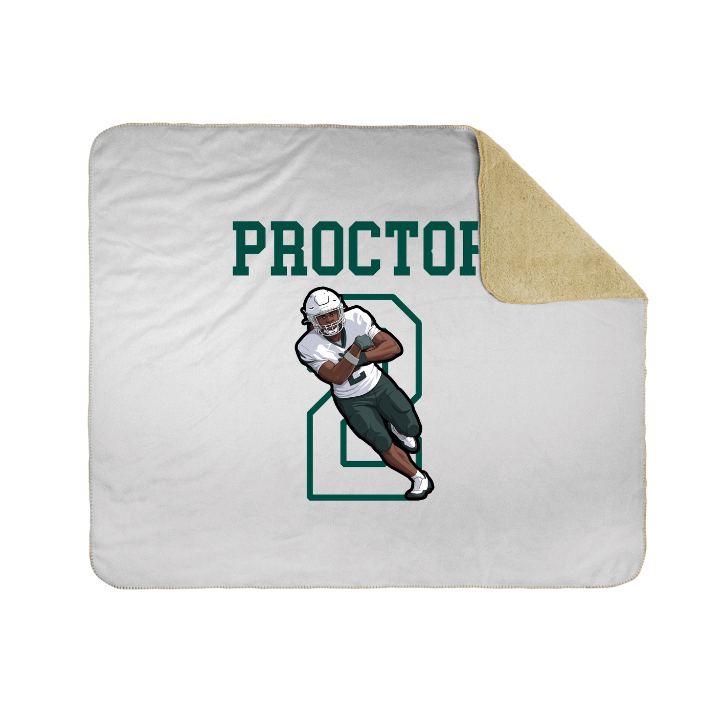 Throw Blanket — Shirsey in White
