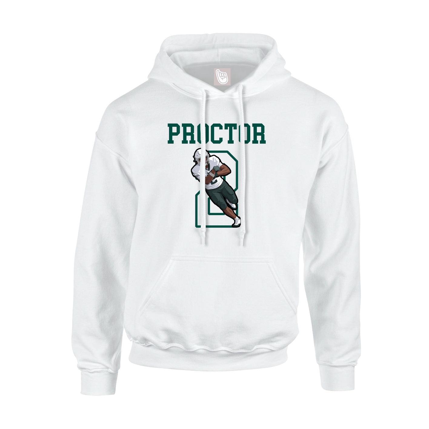 Hoodie — Shirsey in White