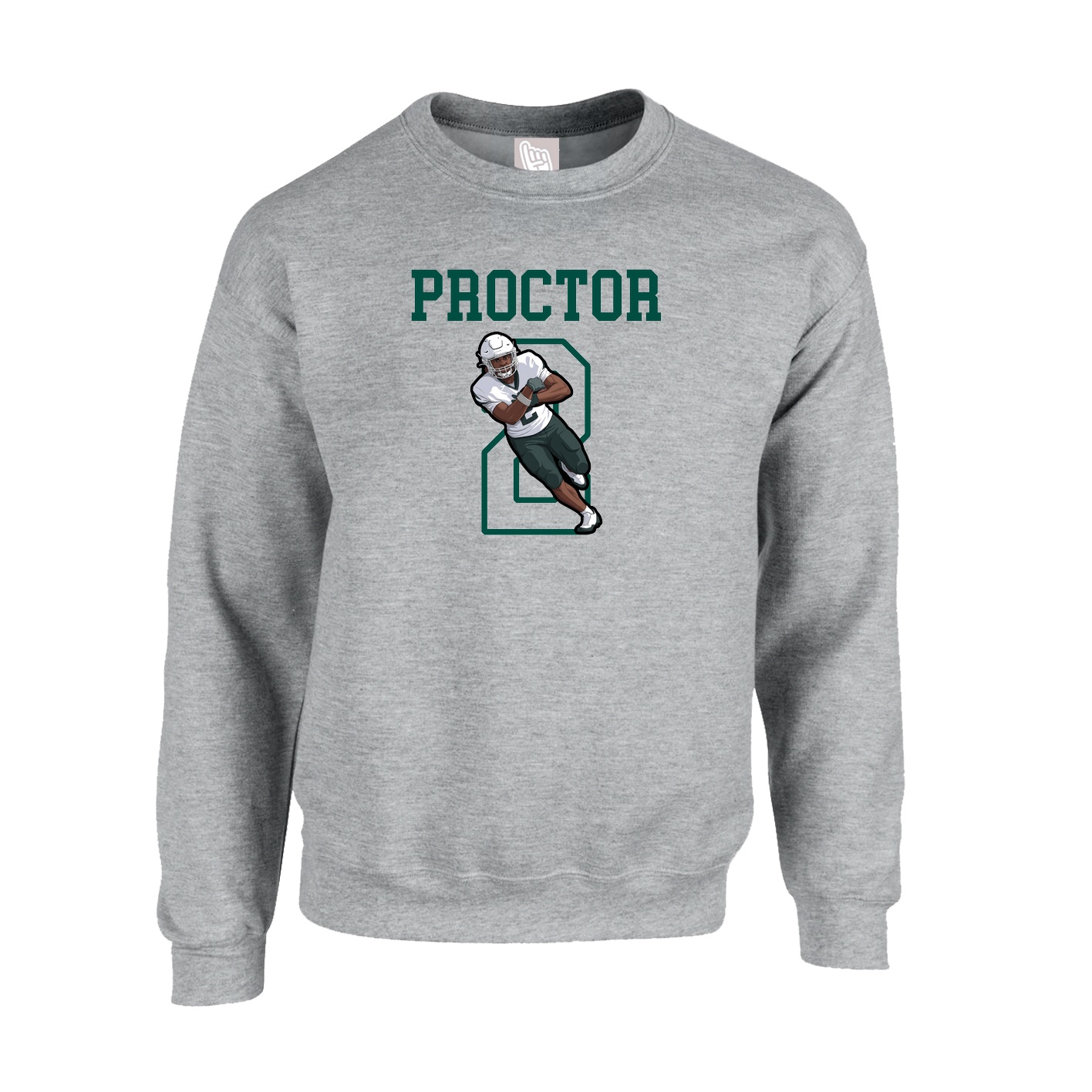 Fleece Crew — Shirsey in Grey