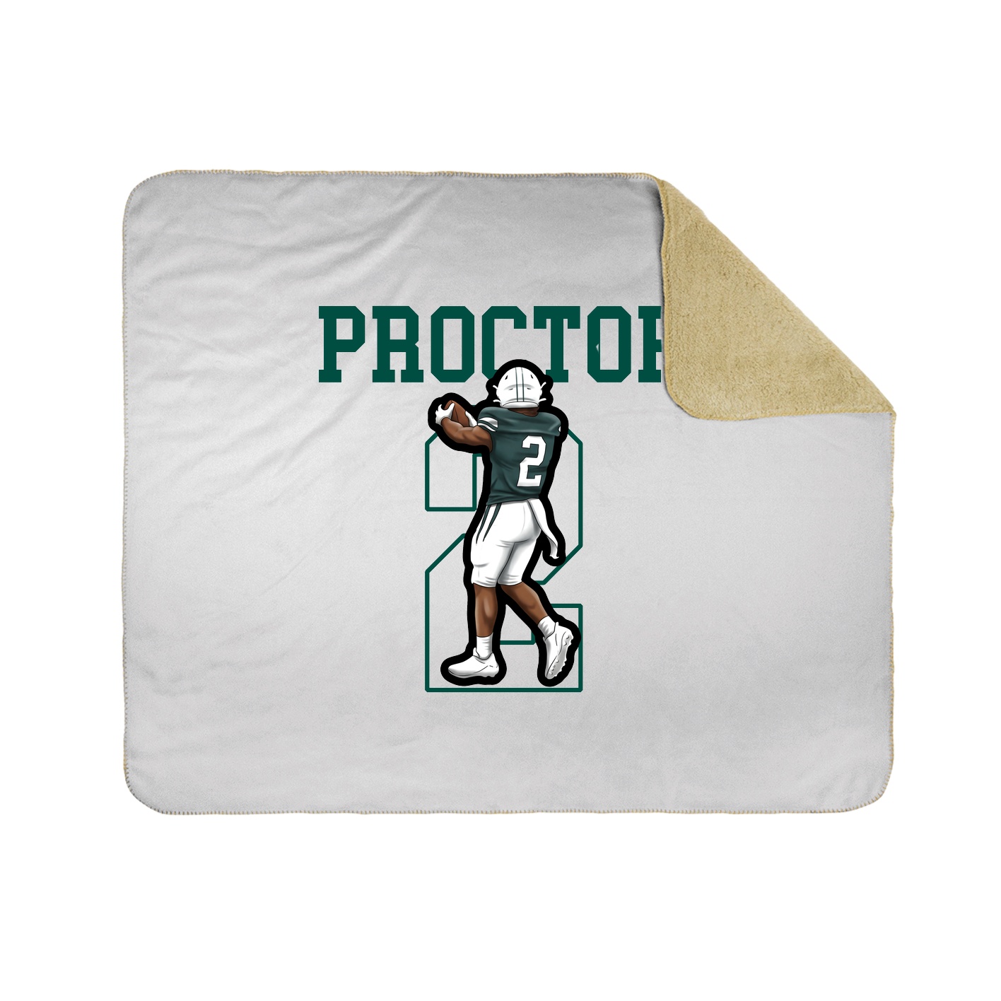 Throw Blanket — Shirsey in White