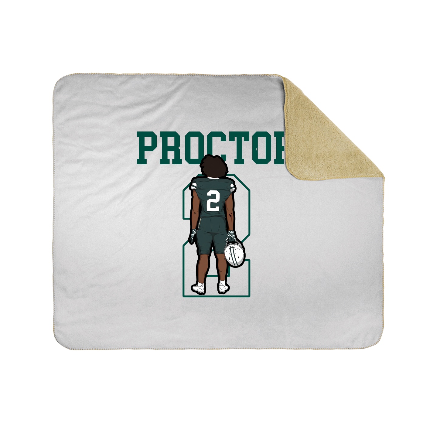 50x60 Sherpa Lined Throw Blanket