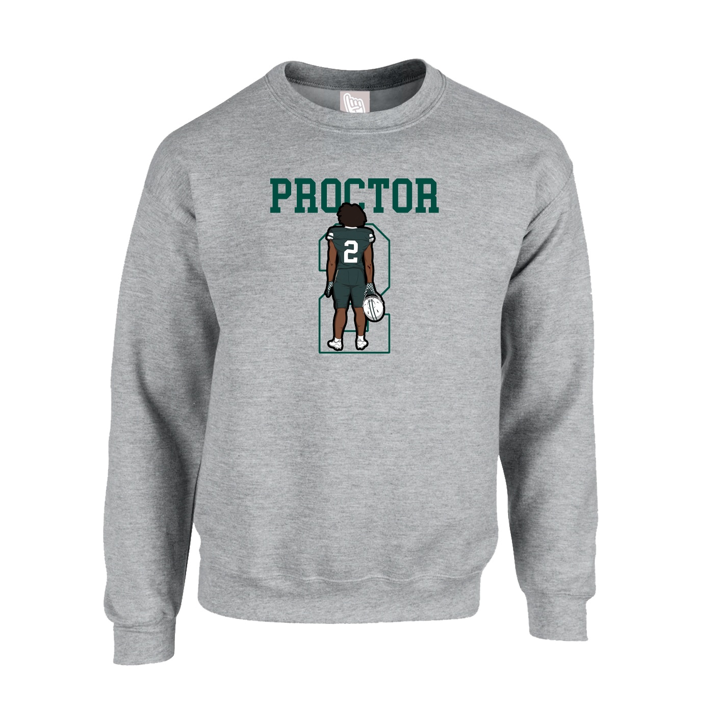 Fleece Crew — Shirsey in Grey