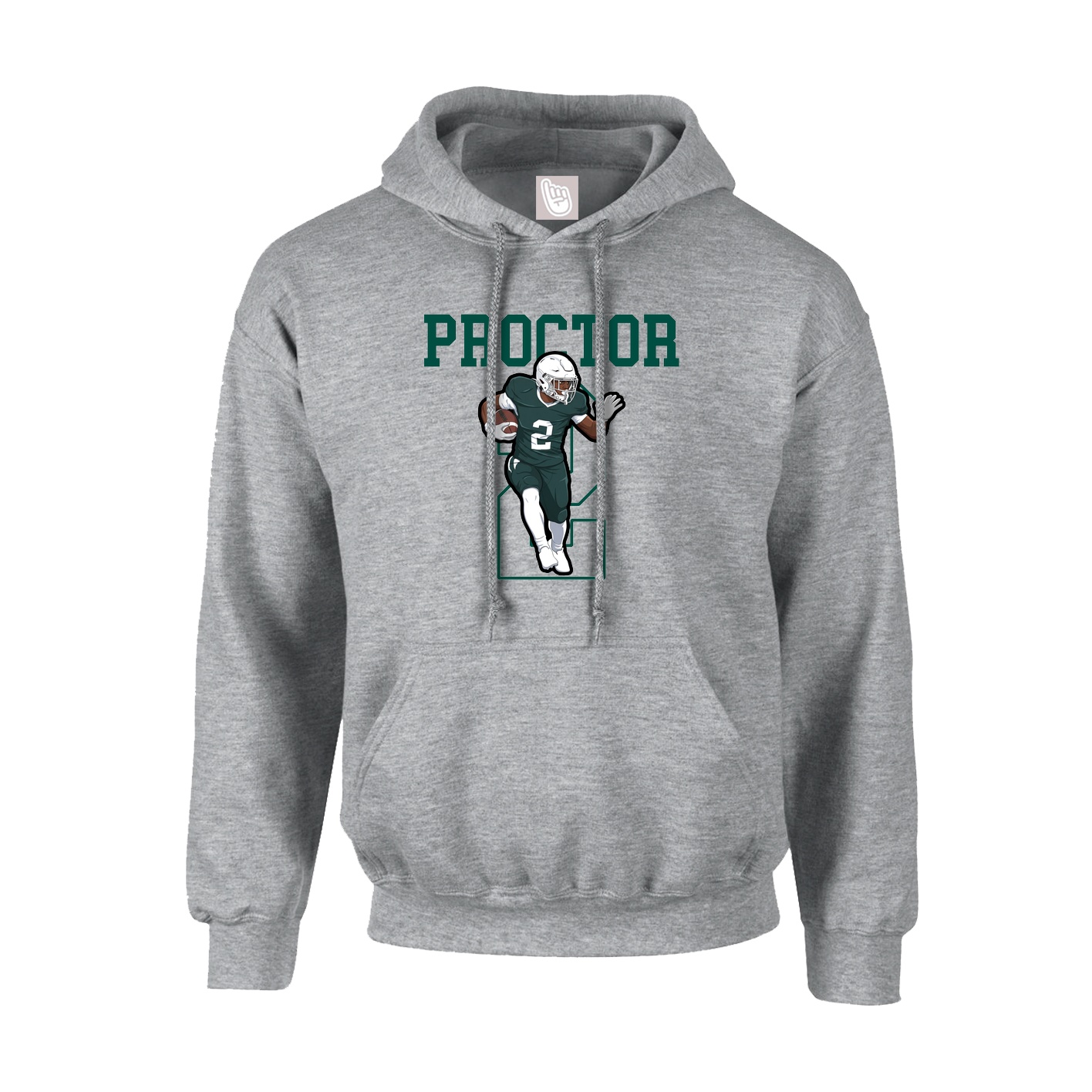 Hoodie — Shirsey in Grey