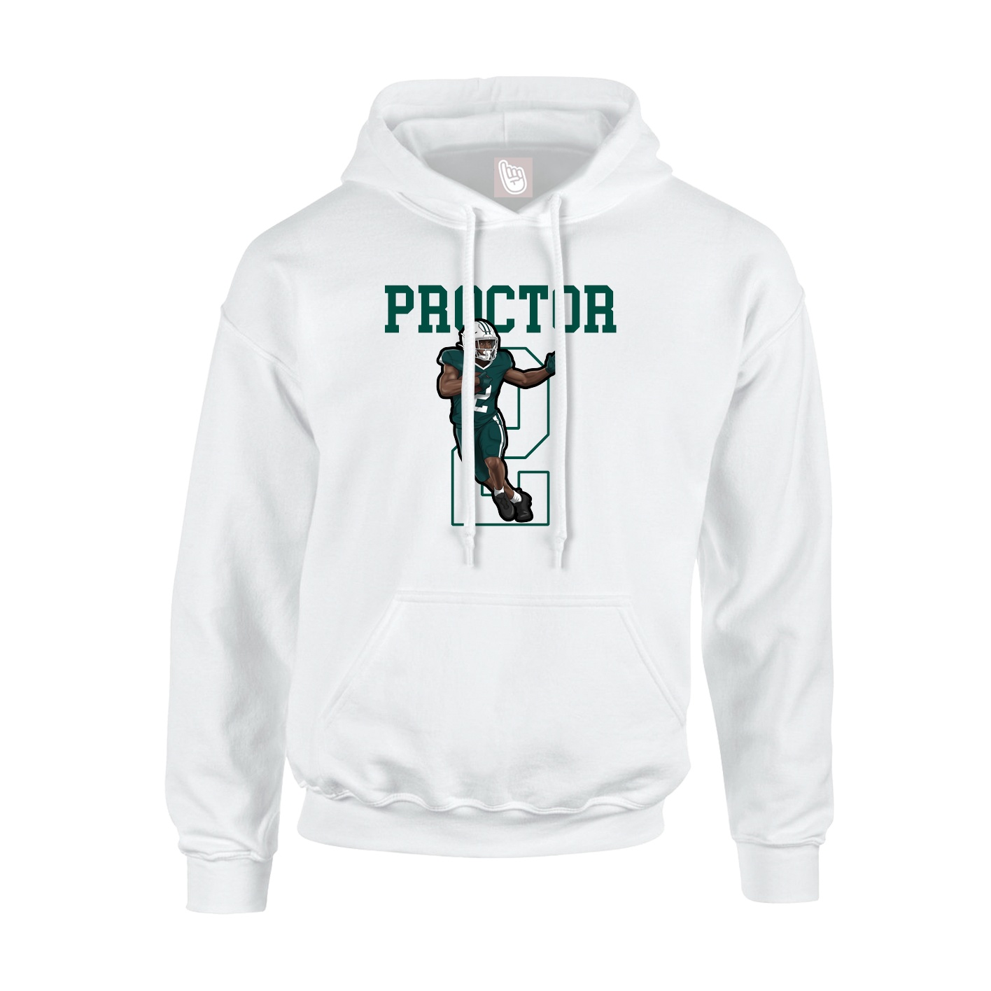 Hoodie — Shirsey in White