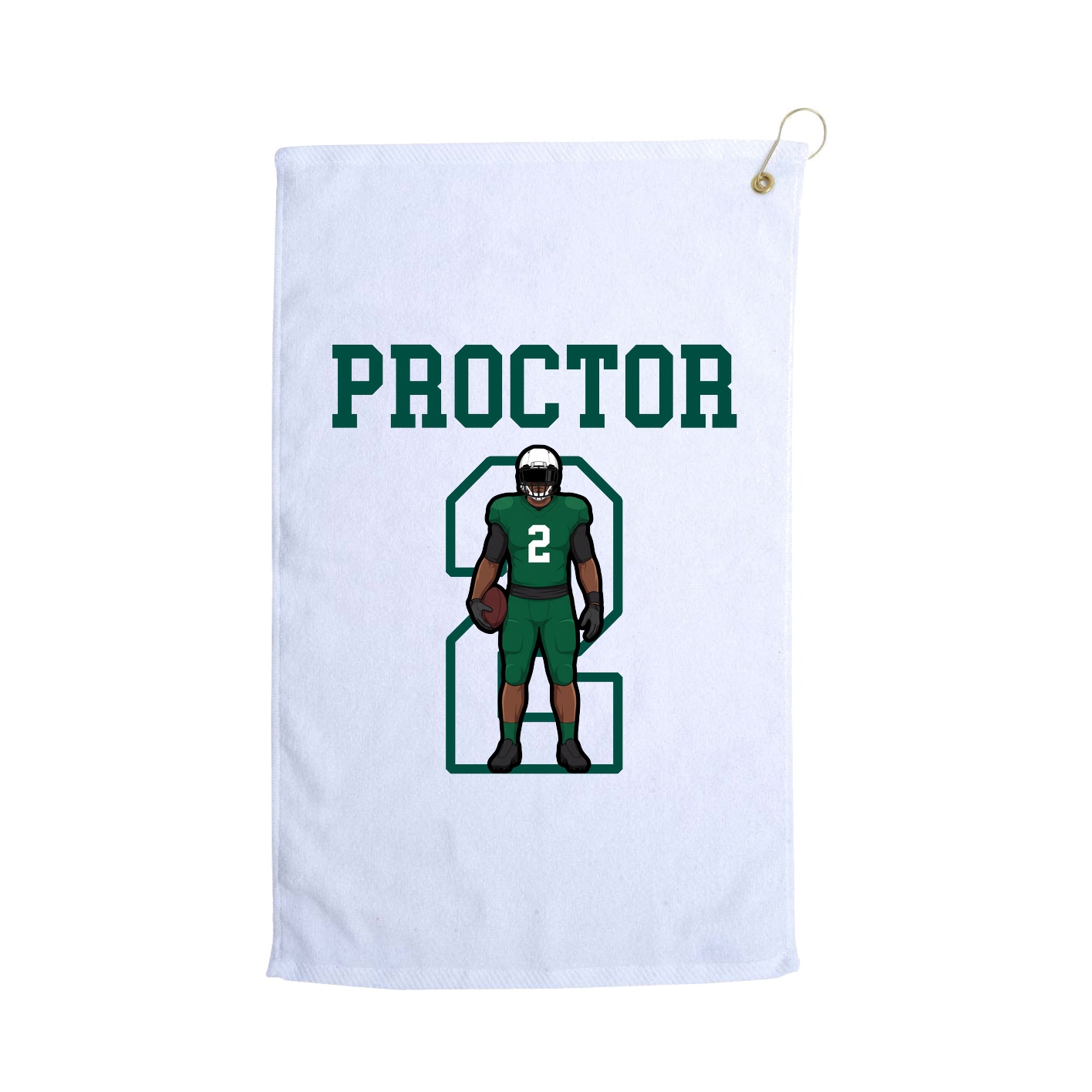 Golf Towel — Shirsey in White