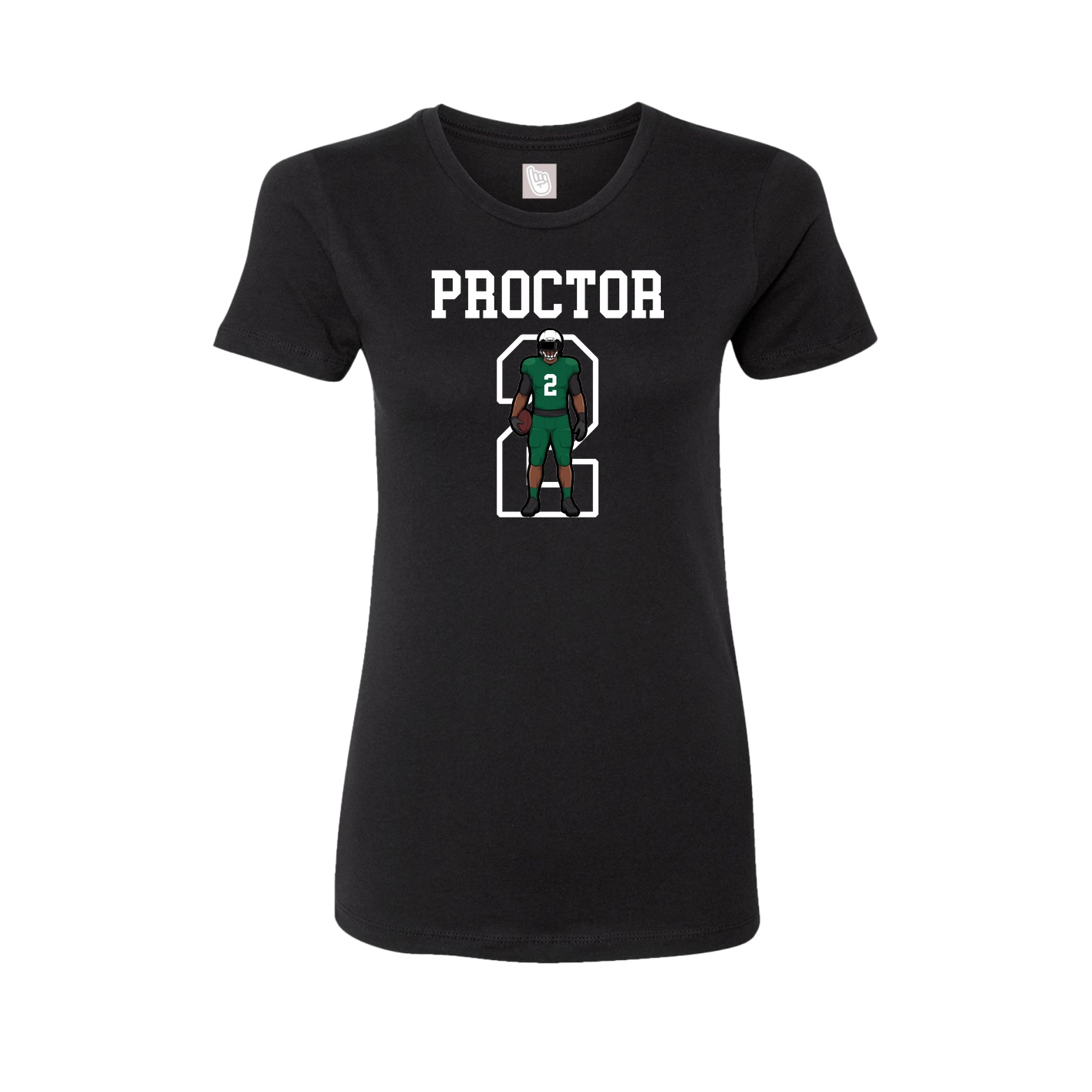 Fitted Women's Tee — Shirsey in Black