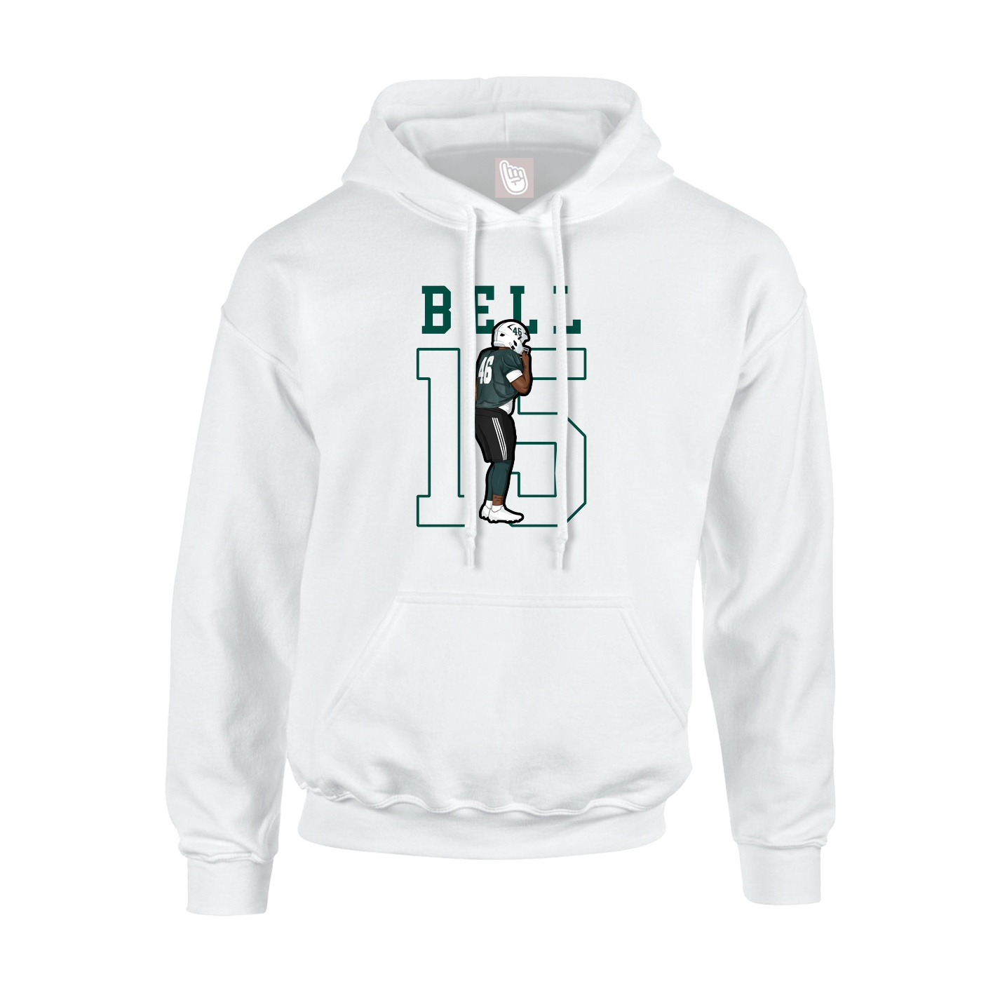 Hoodie — Shirsey in White