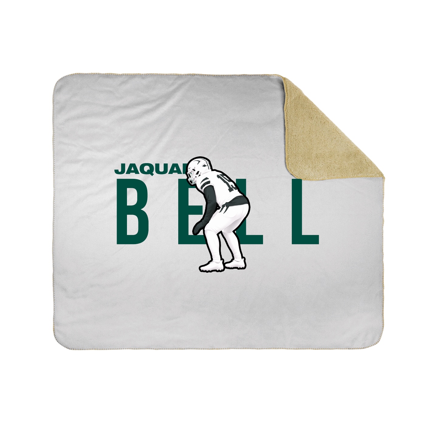 Throw Blanket — Player Name in White