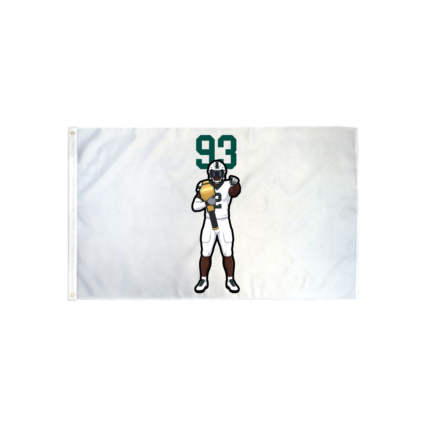 3x5 Flag — Number Top in Classic