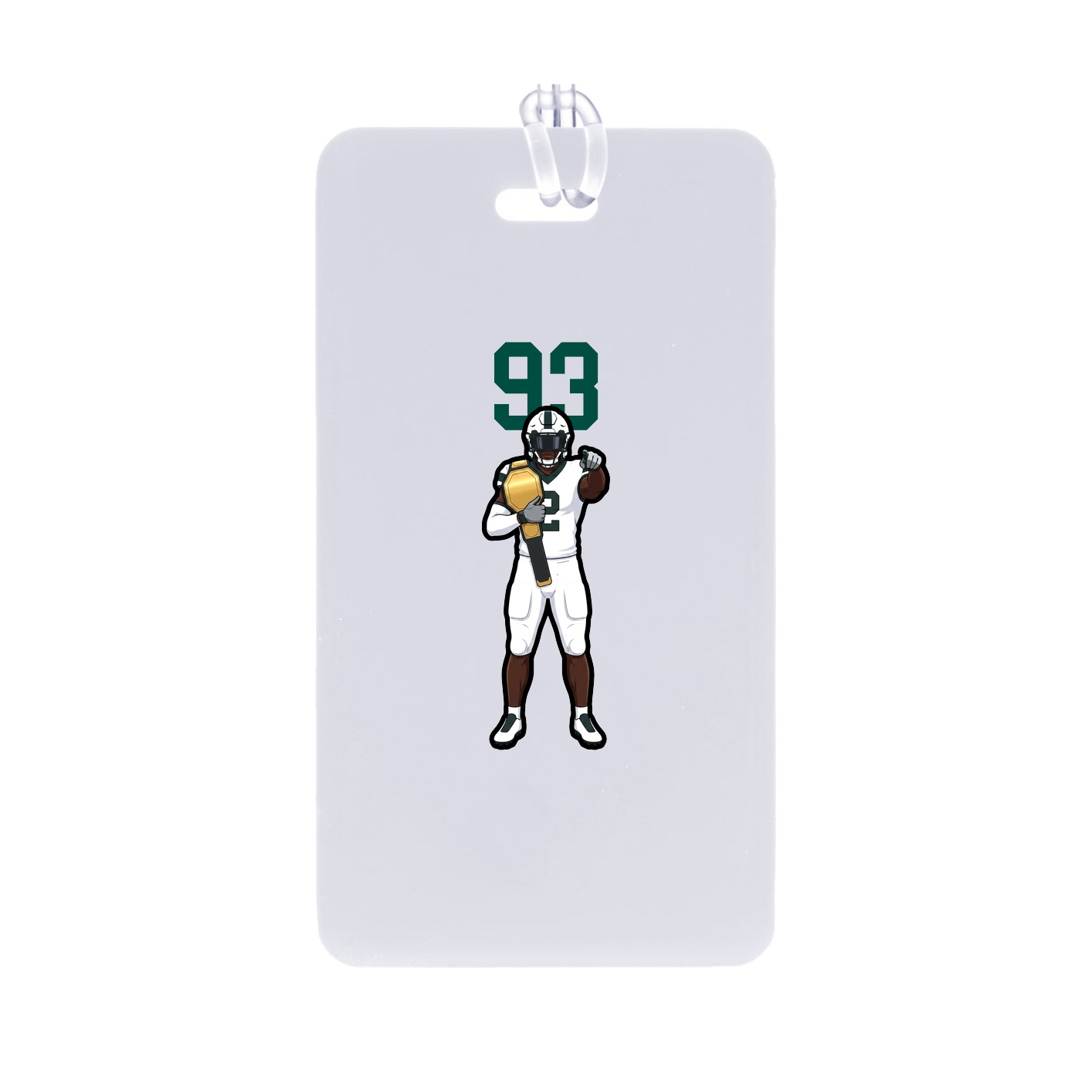 Bag Tag — Number Top in Classic