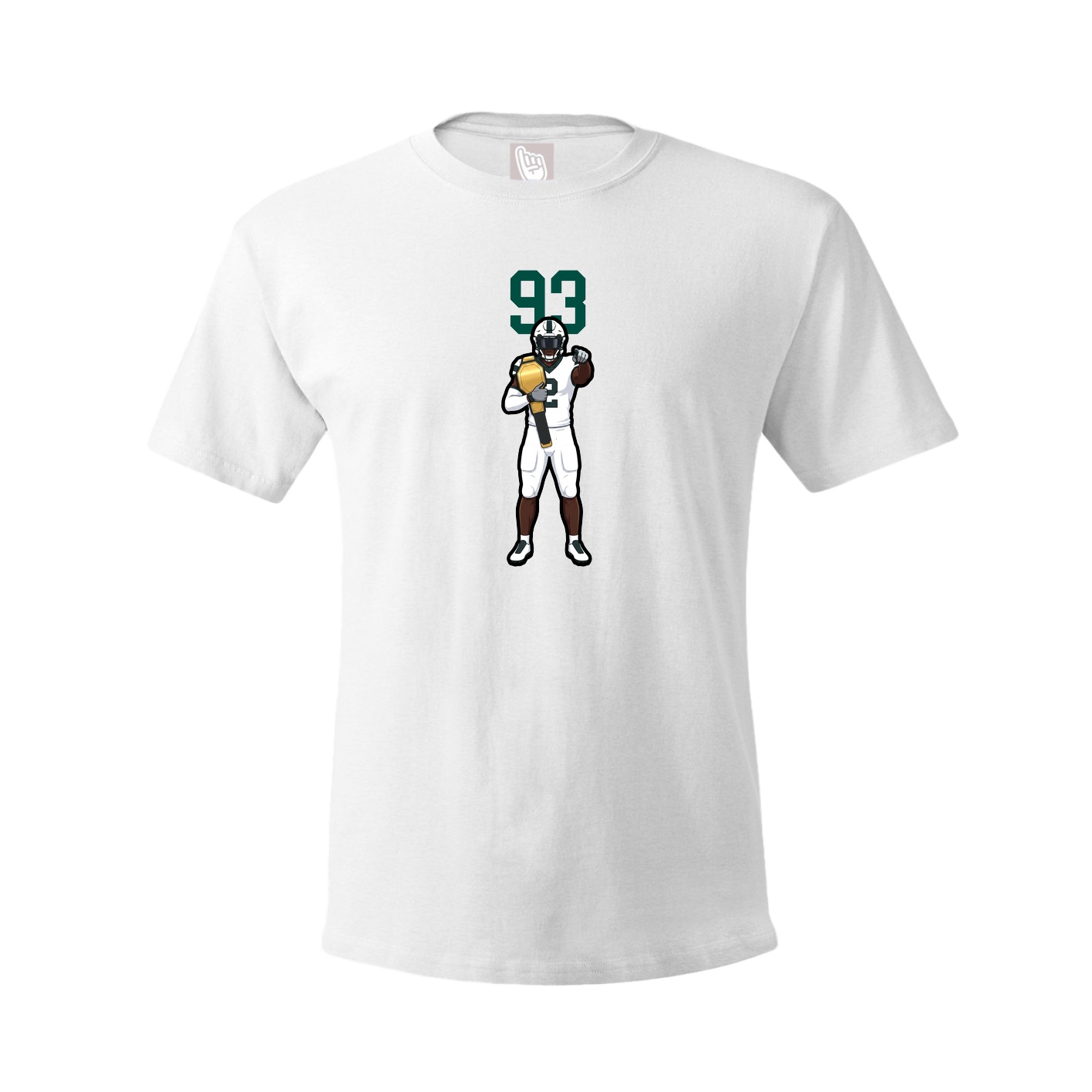 Tee — Number Top in White