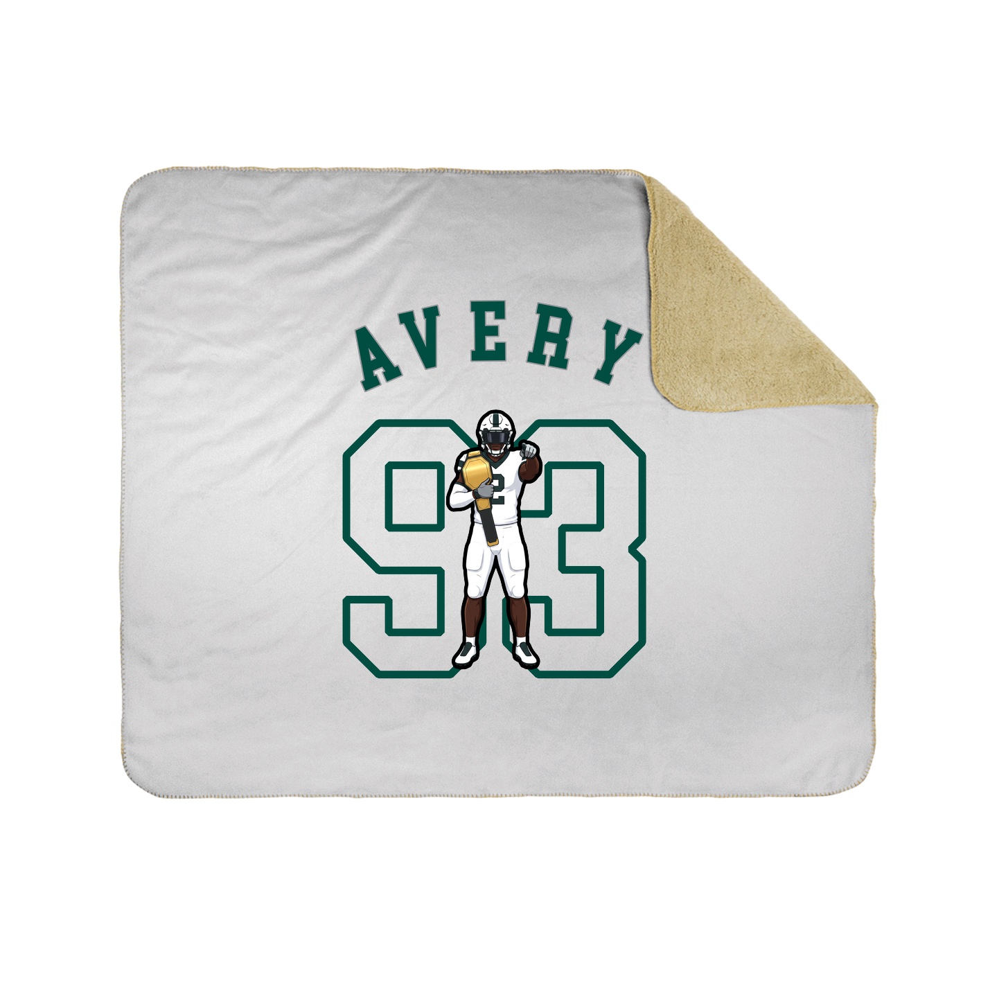 Throw Blanket — Shirsey Arch in White