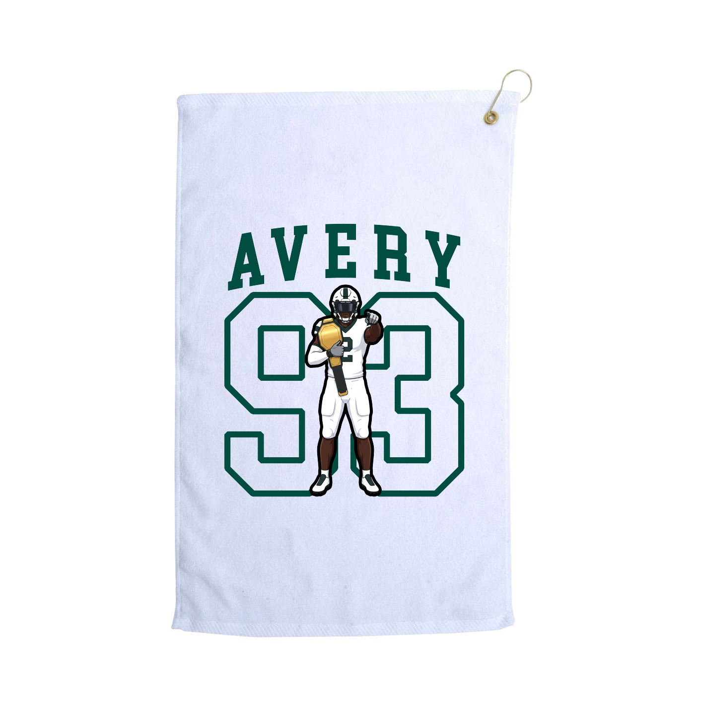 Golf Towel — Shirsey in White