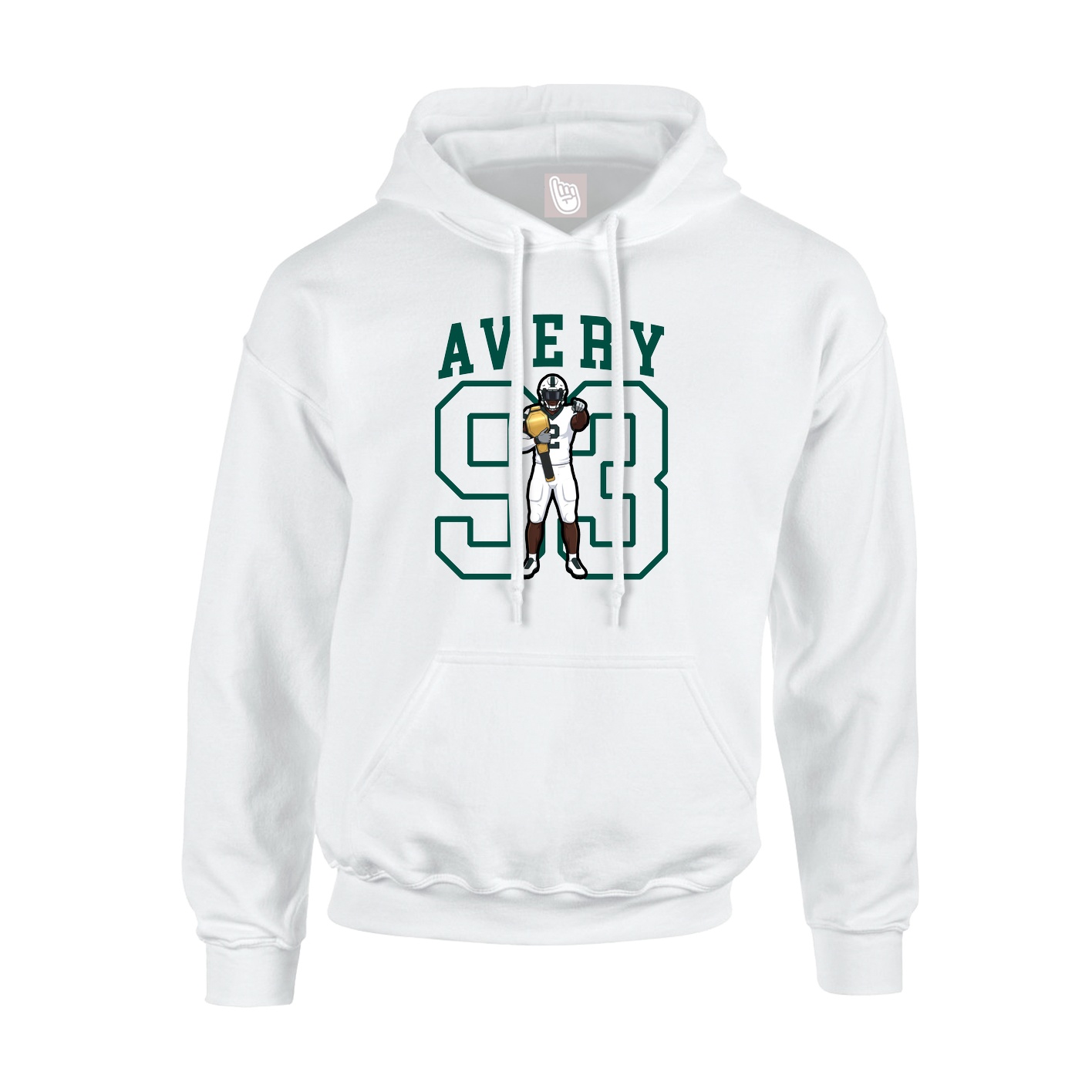 Youth Hoodie — Shirsey in White