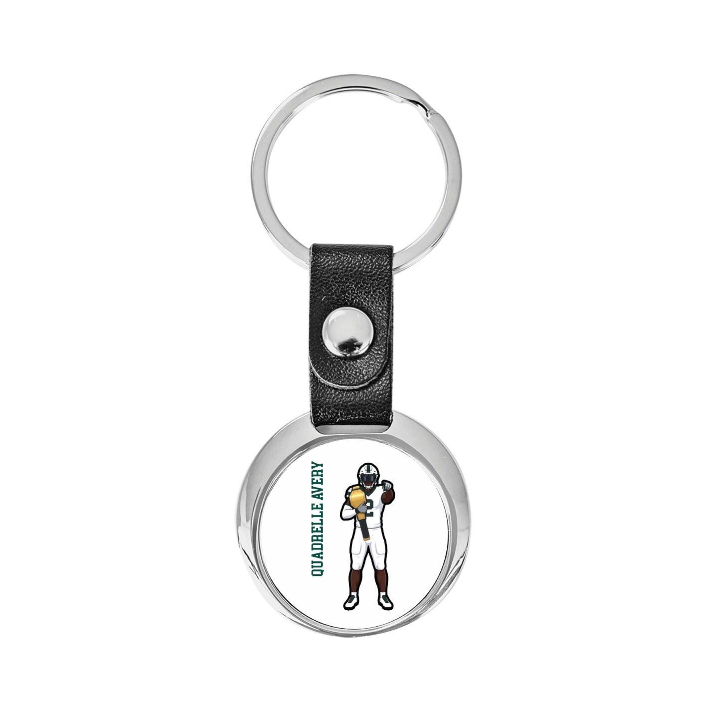 Key Chain — Name Vertical in Classic