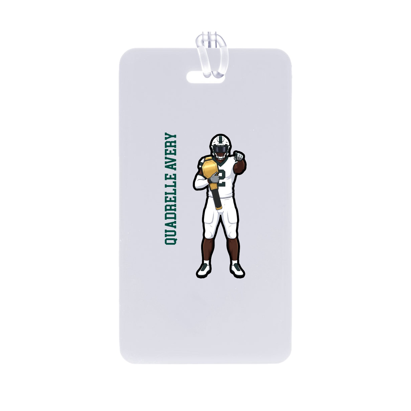 Bag Tag — Name Vertical in Classic