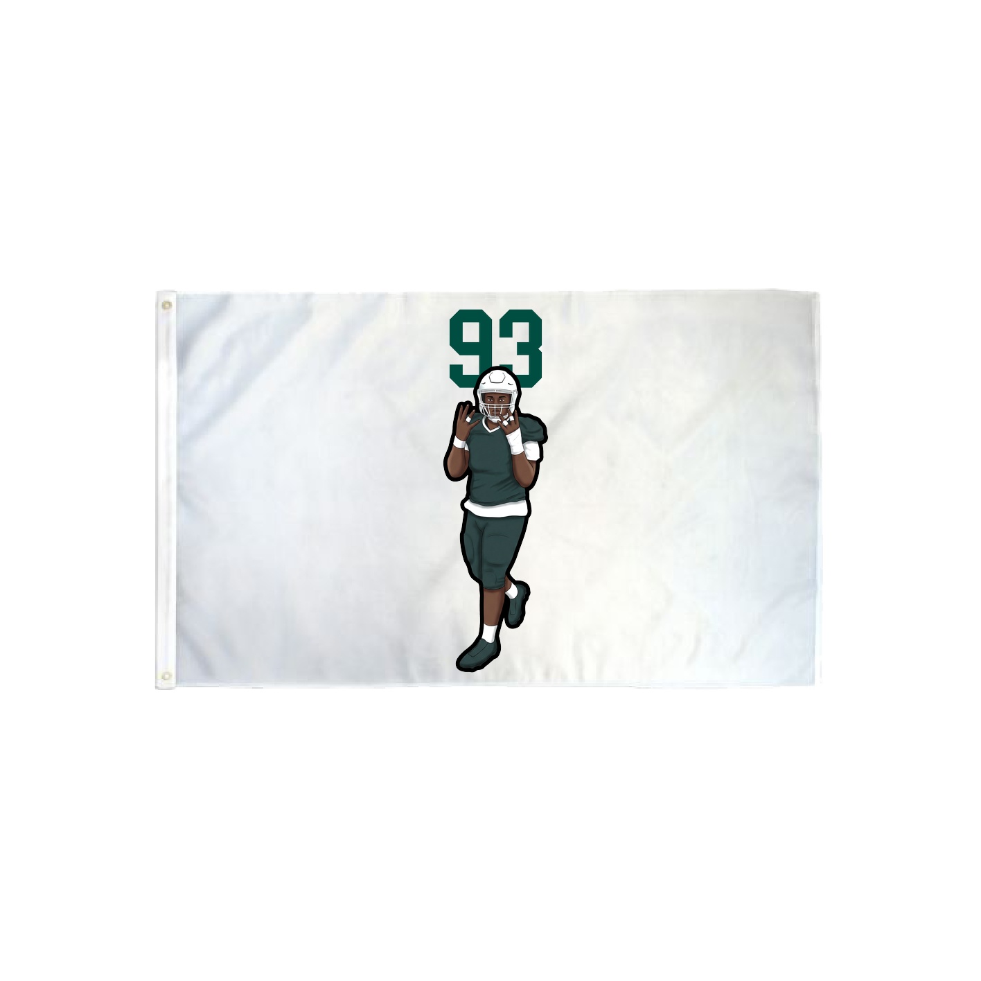 3x5 Flag — Number Top in Classic