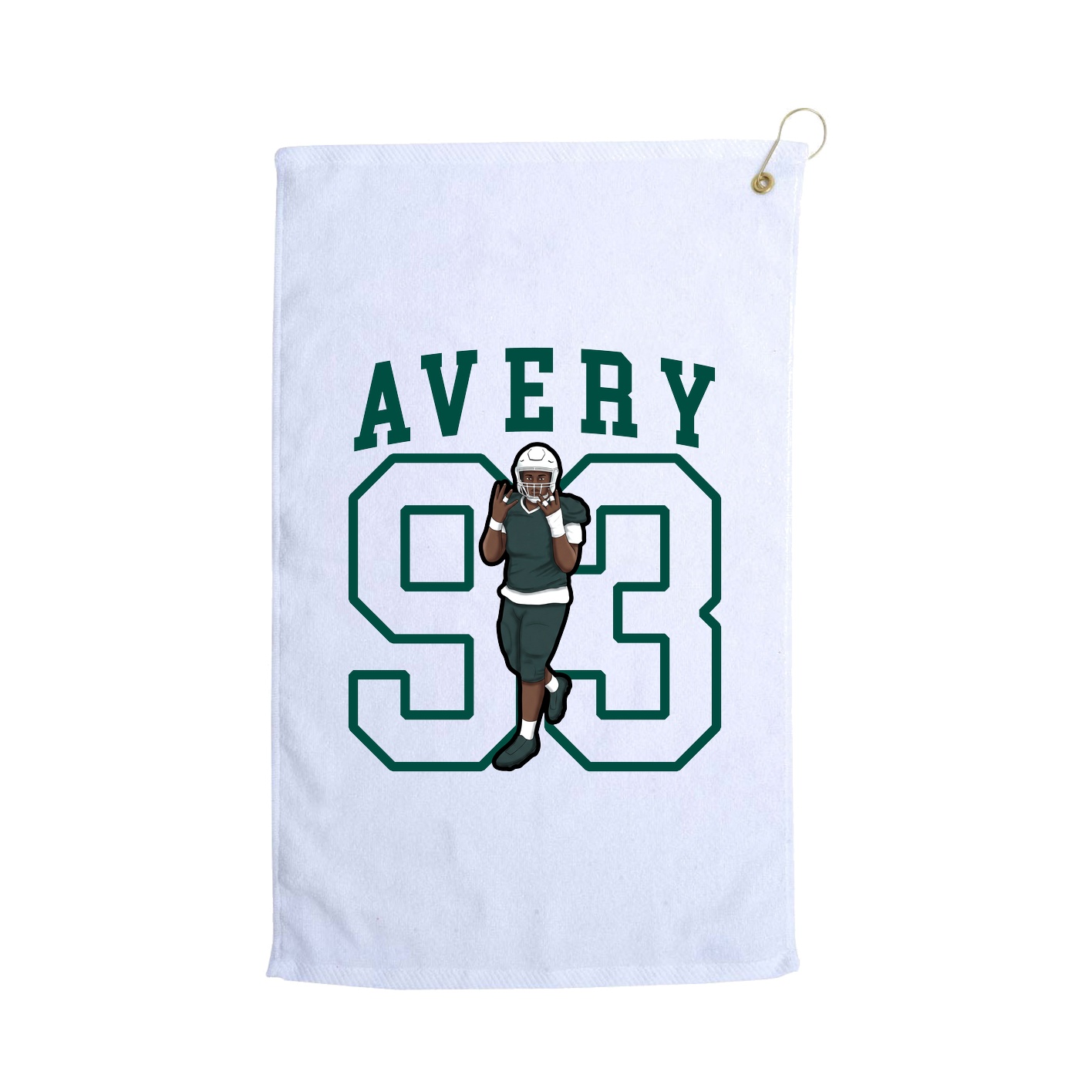 Golf Towel — Shirsey in White