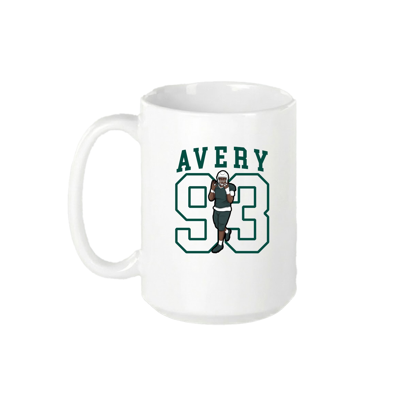 15oz Coffee Mug — Shirsey in White