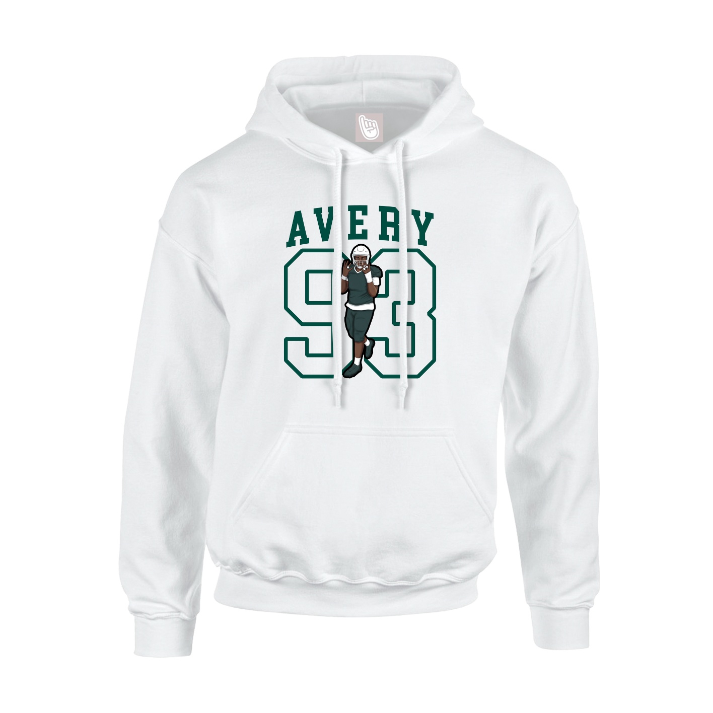 Youth Hoodie — Shirsey in White
