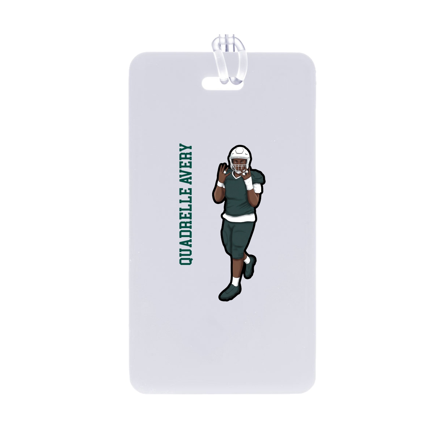 Bag Tag — Name Vertical in Classic