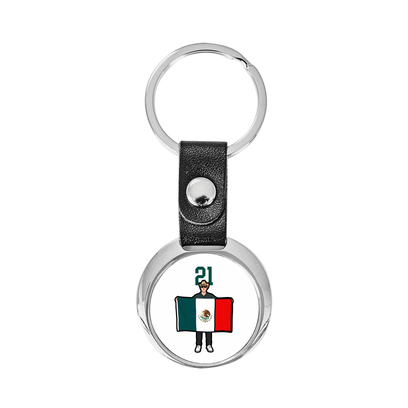 Key Chain — Number Top in Classic