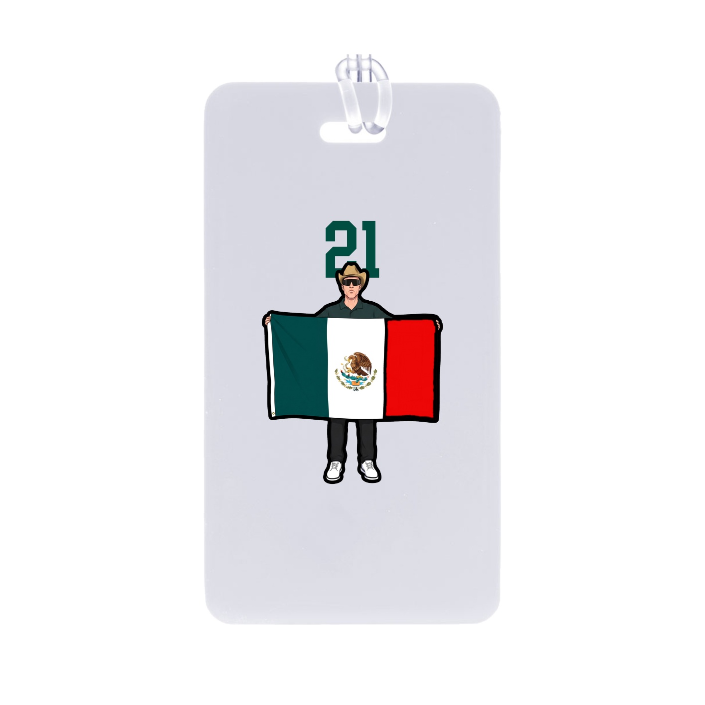 Bag Tag — Number Top in Classic