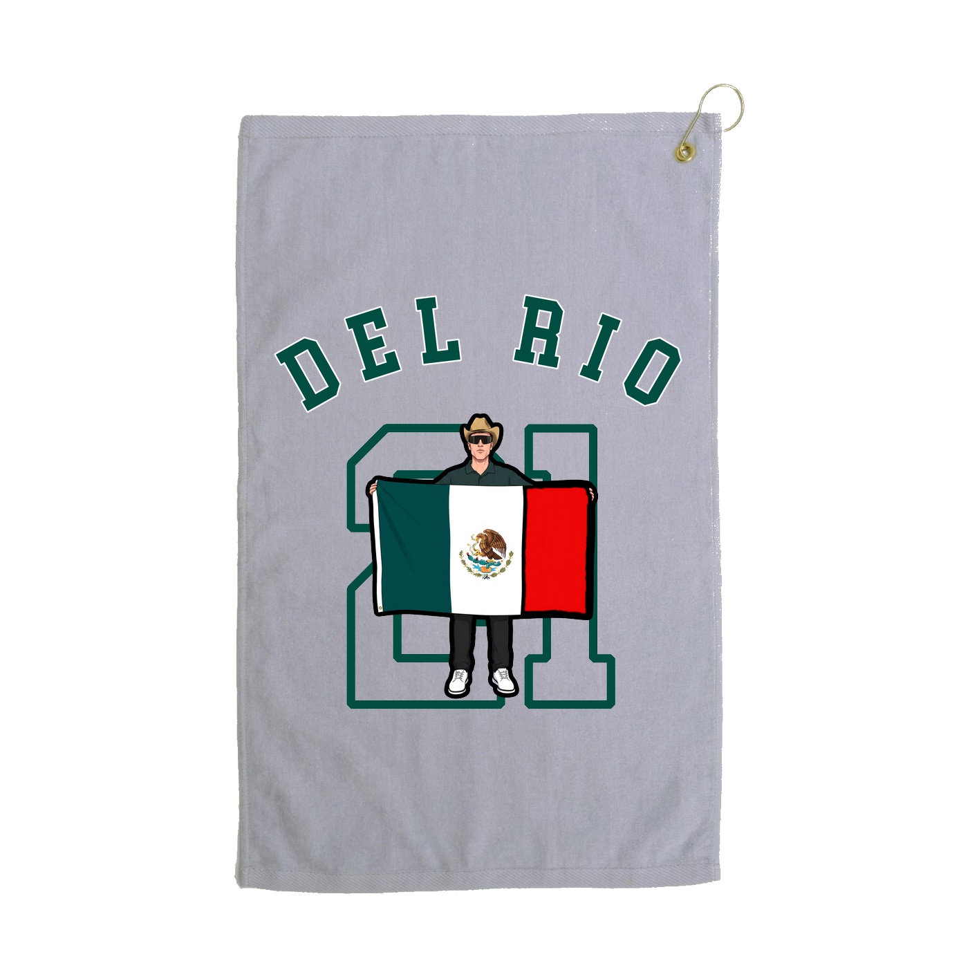 Golf Towel — Shirsey Arch in Grey