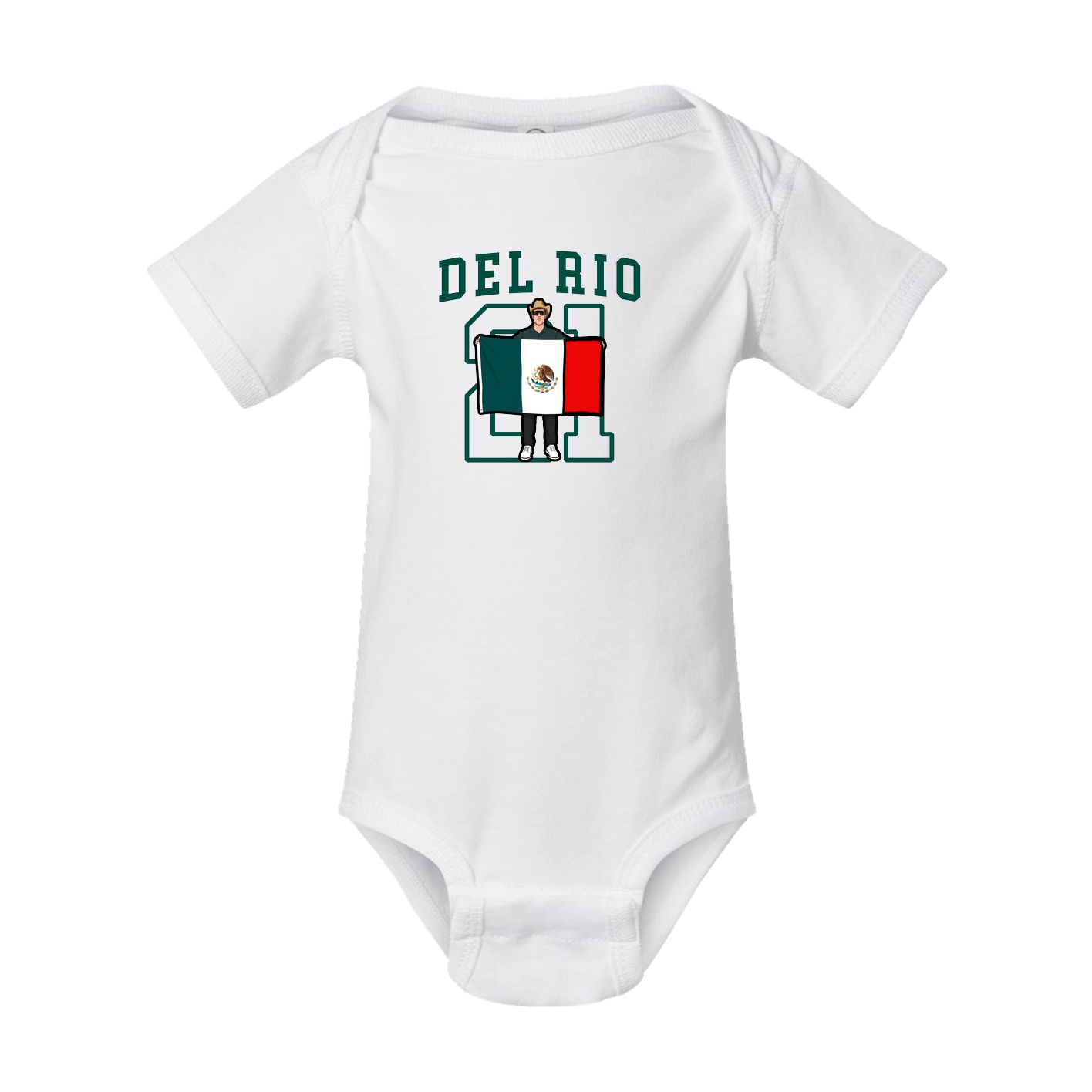 Baby Onesie — Shirsey in White