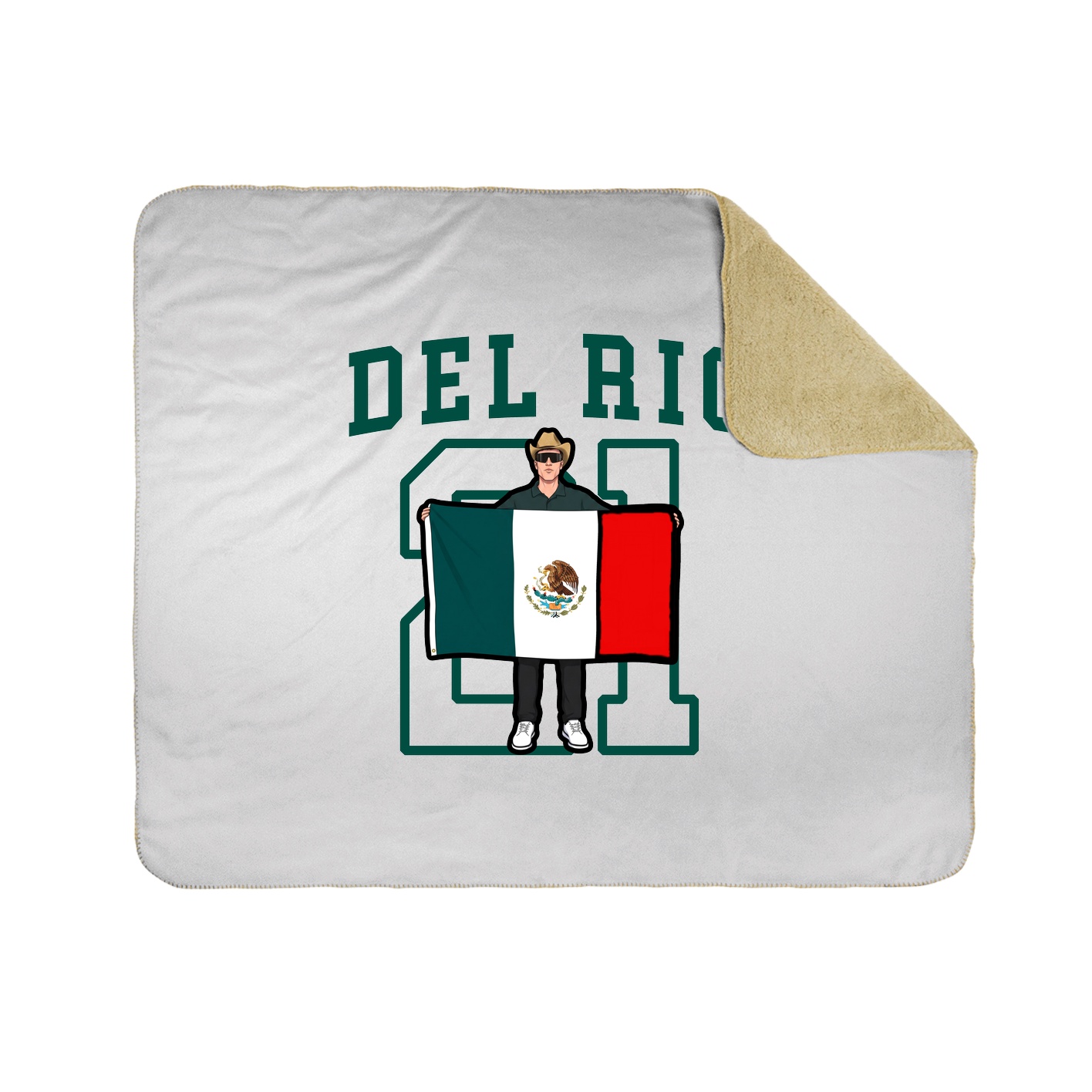 Throw Blanket — Shirsey in White