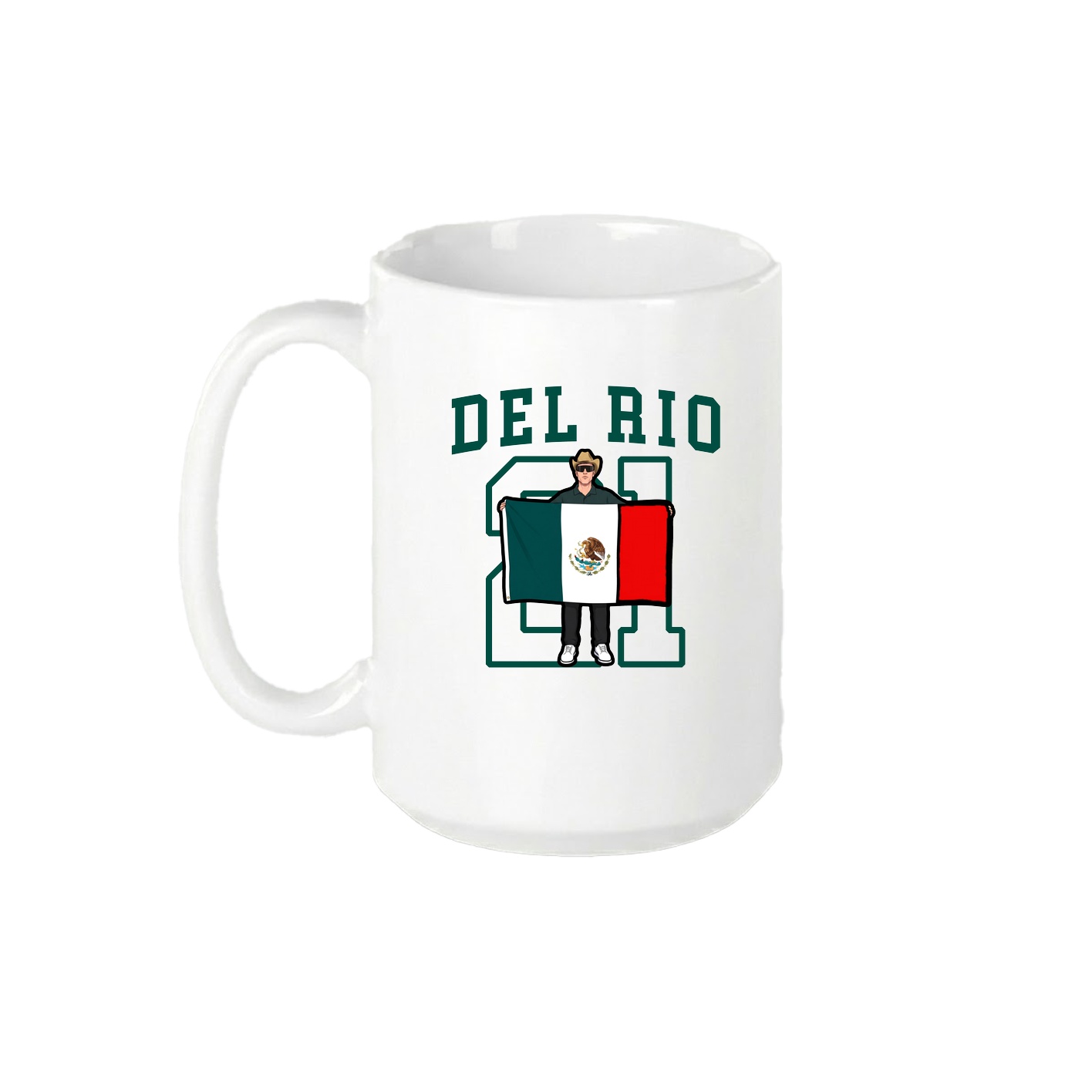 15oz Coffee Mug — Shirsey in White