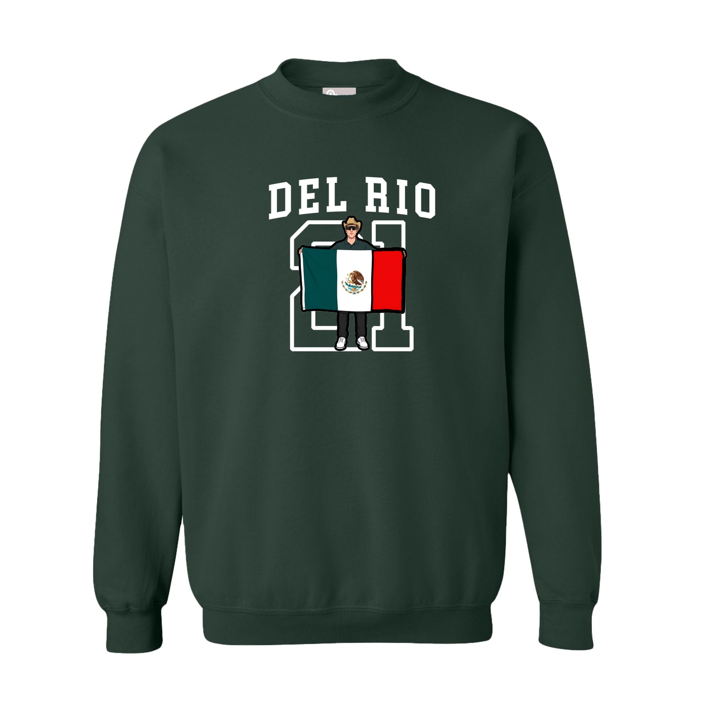 Fleece Crew — Shirsey in Green