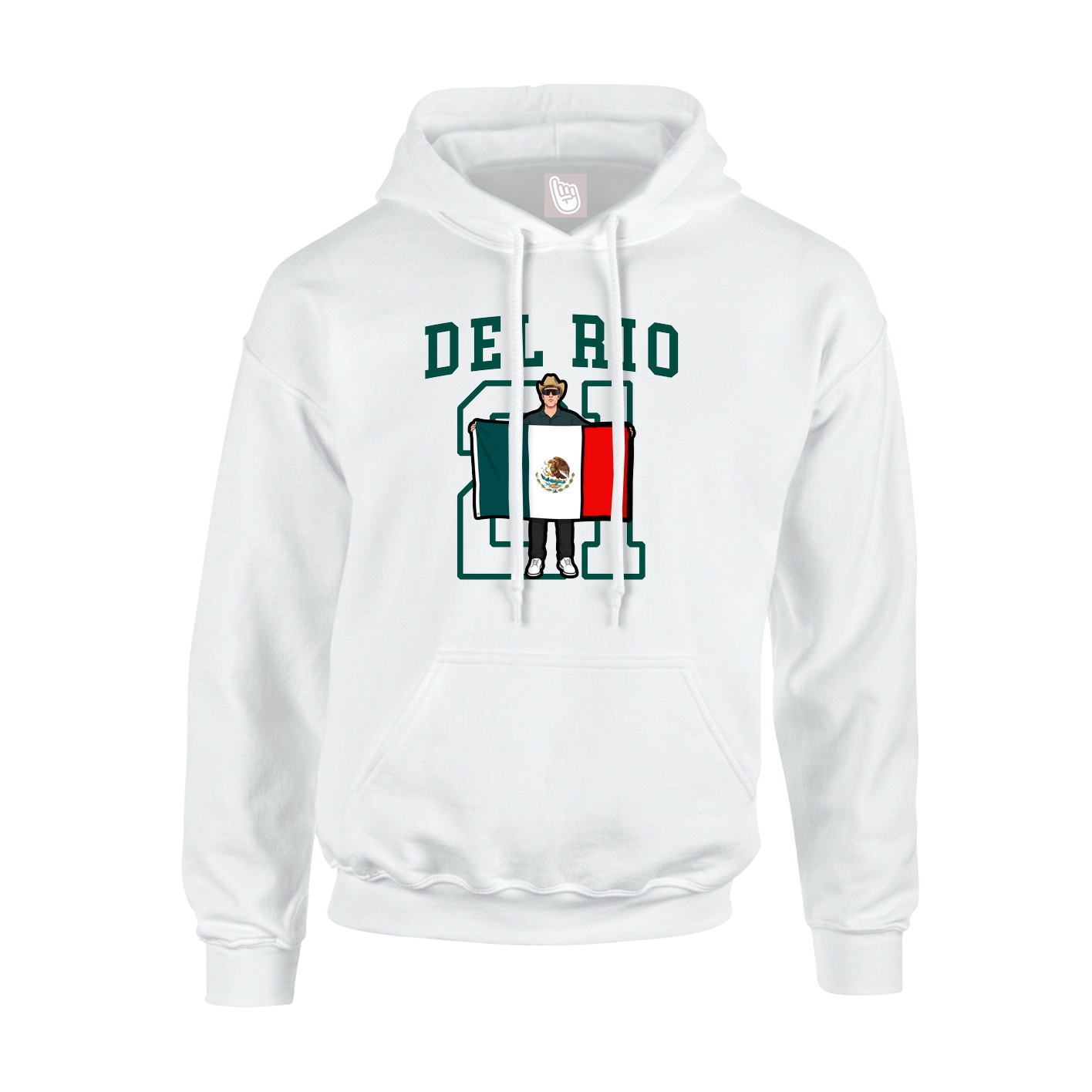 Youth Hoodie — Shirsey in White