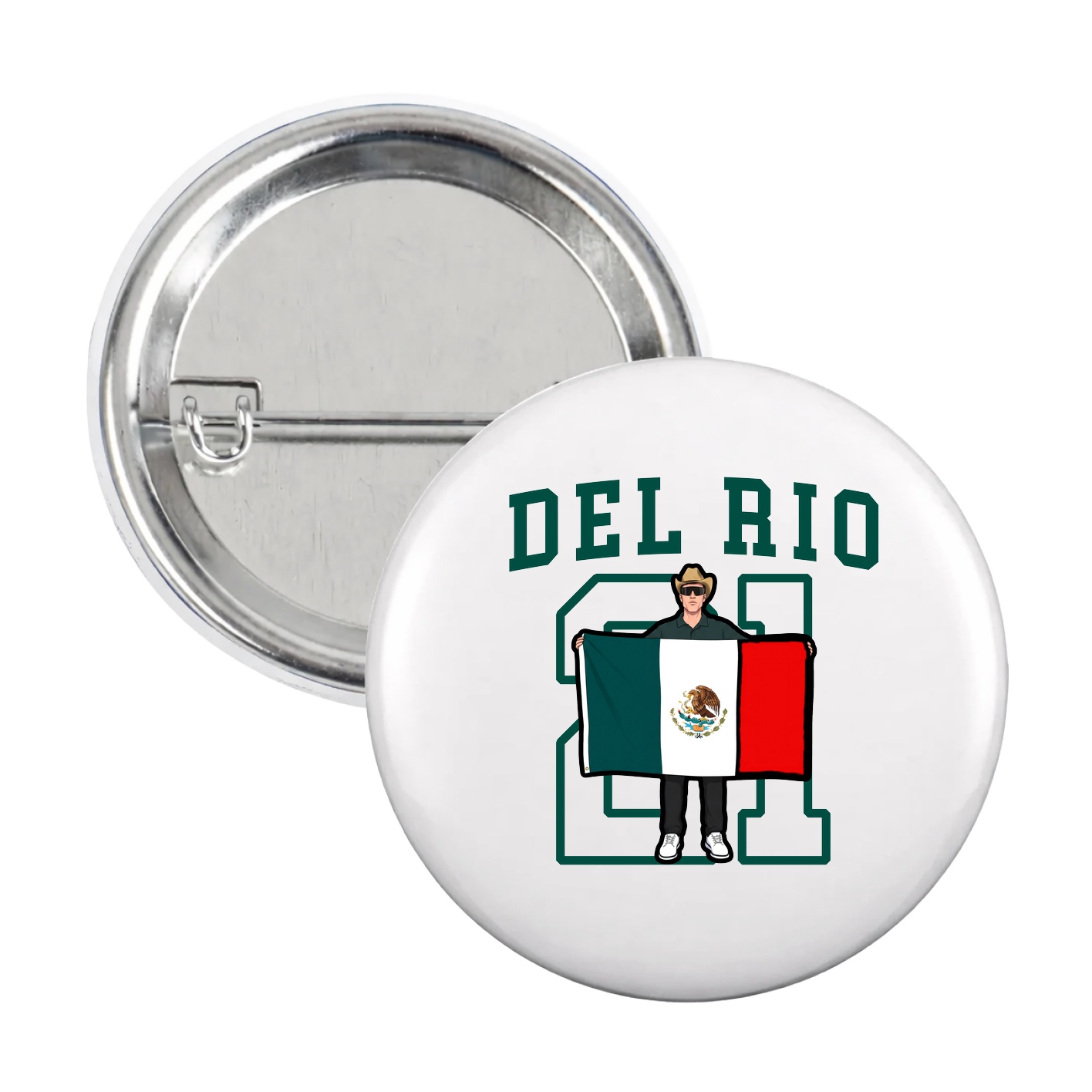 Game Day Button — Shirsey in White